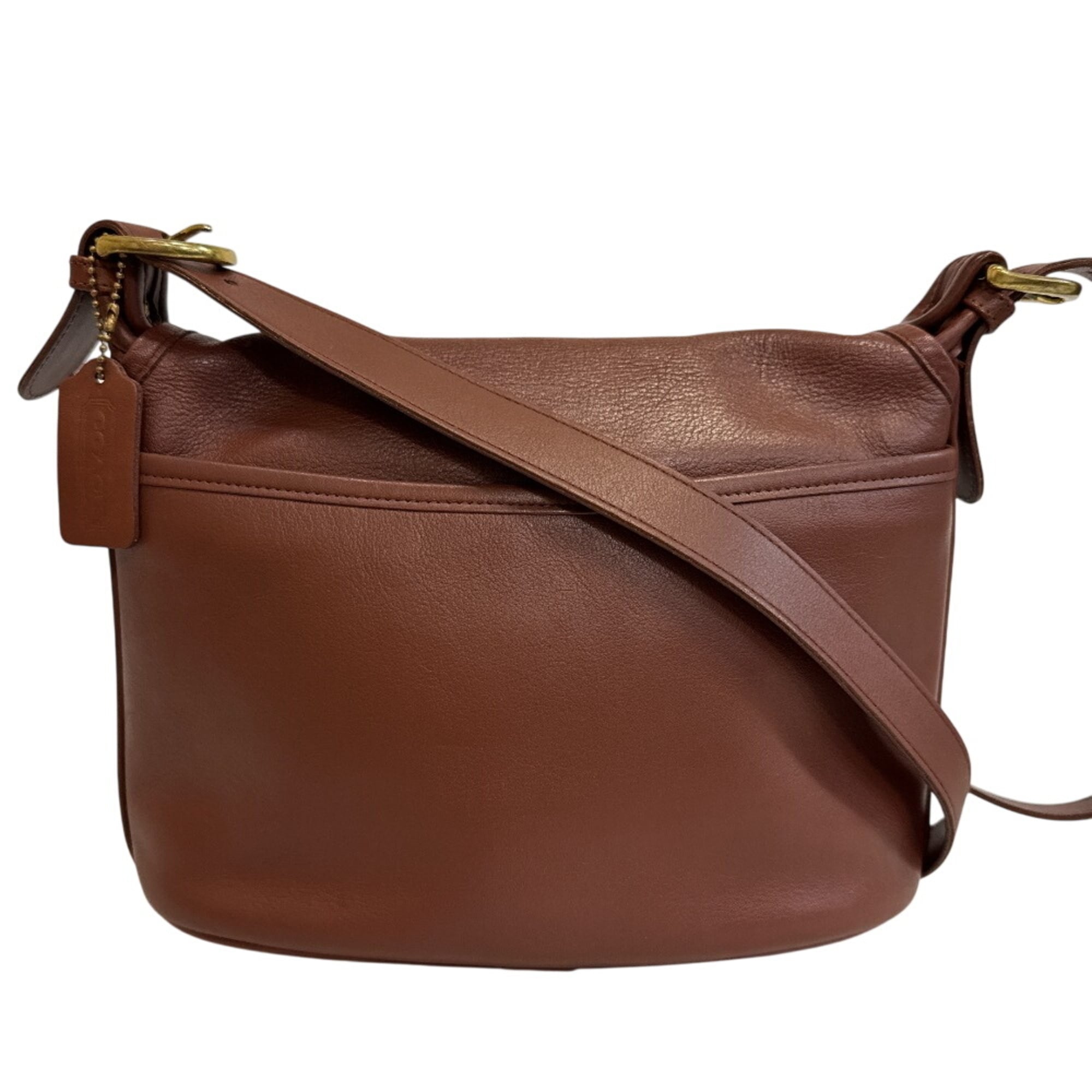 Coach Brown Leather Shoulder Bag (Pre-Owned)