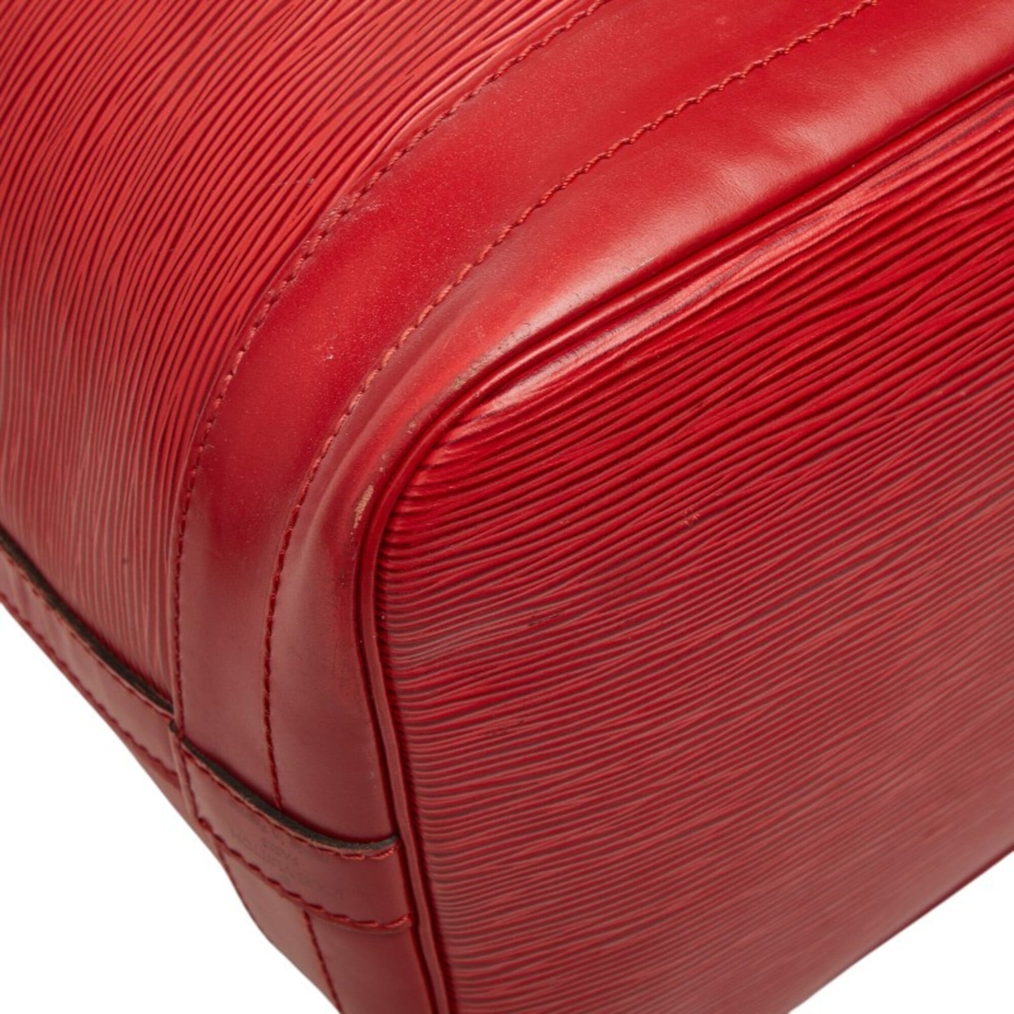 Louis Vuitton Castilian Red Leather Shoulder Bag (Pre-Owned)