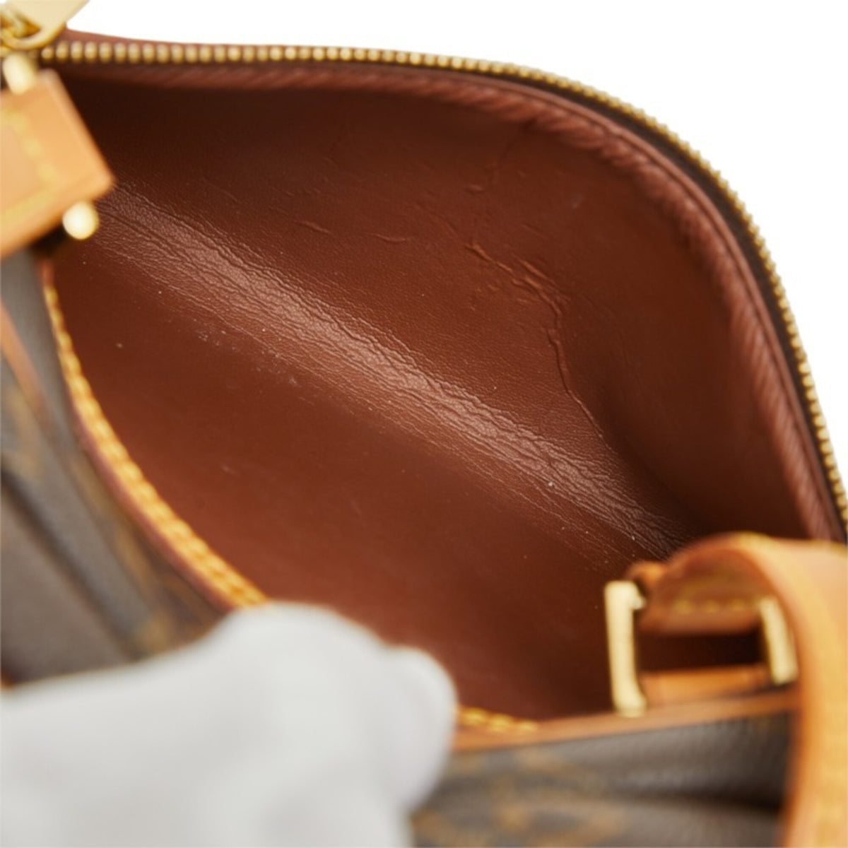 Louis Vuitton Brown Pvc Leather Handbag Shoulder Bag (Pre-Owned)