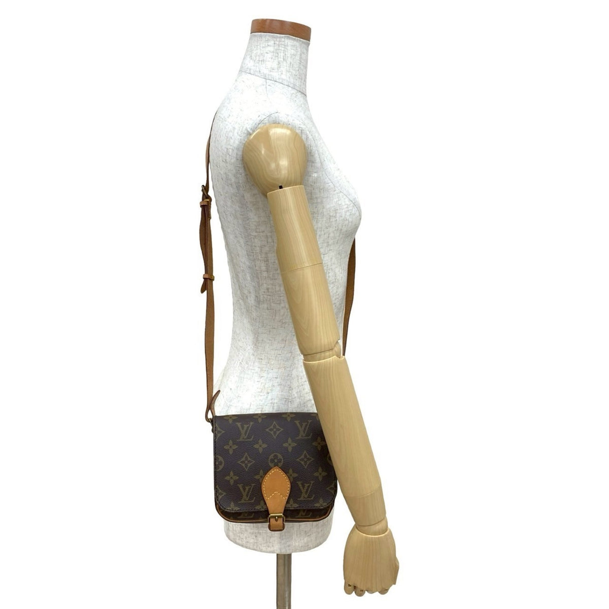 Louis Vuitton Brown Leather Pvc Pochette Shoulder Bag (Pre-Owned)