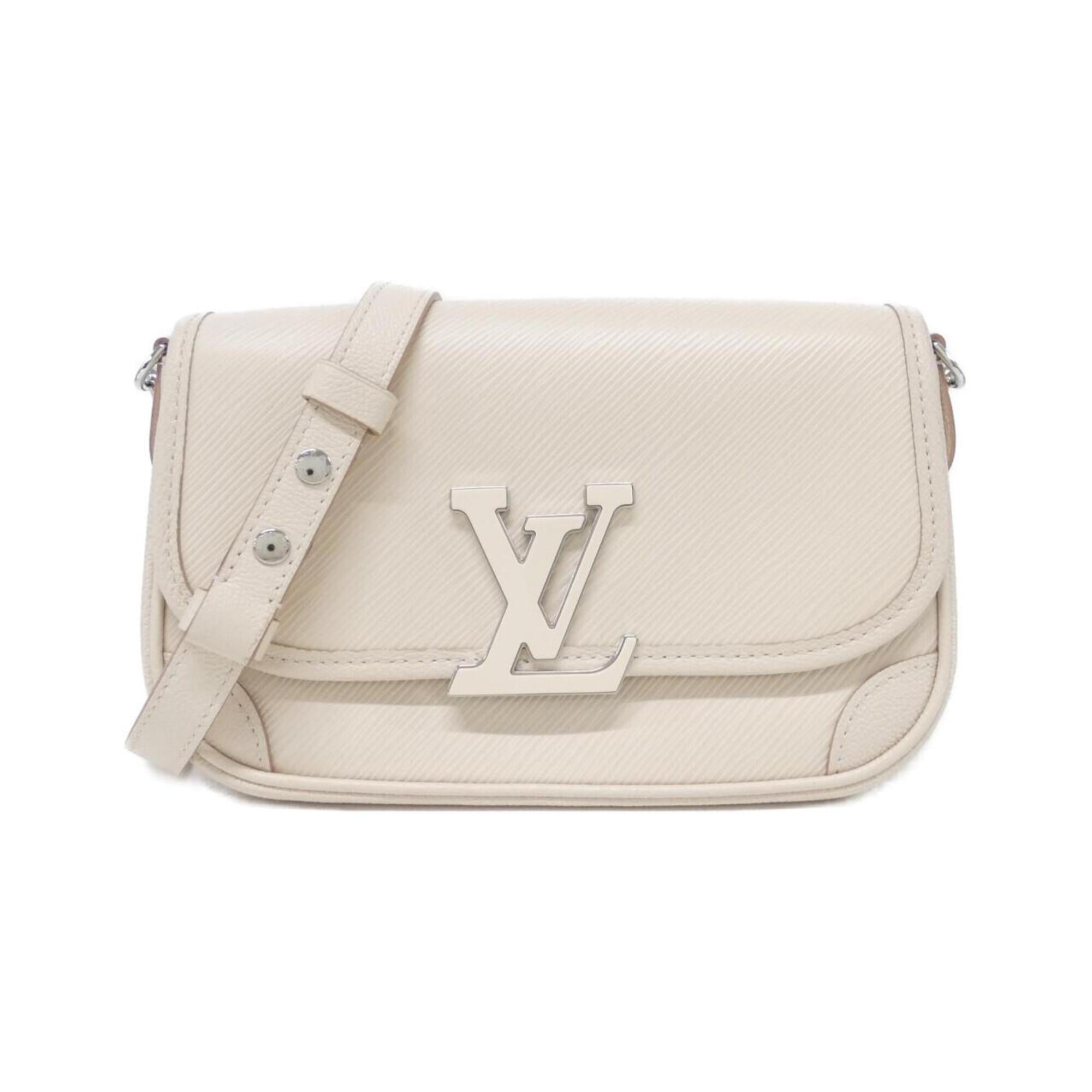 Louis Vuitton Beige Leather Shoulder Bag (Pre-Owned)