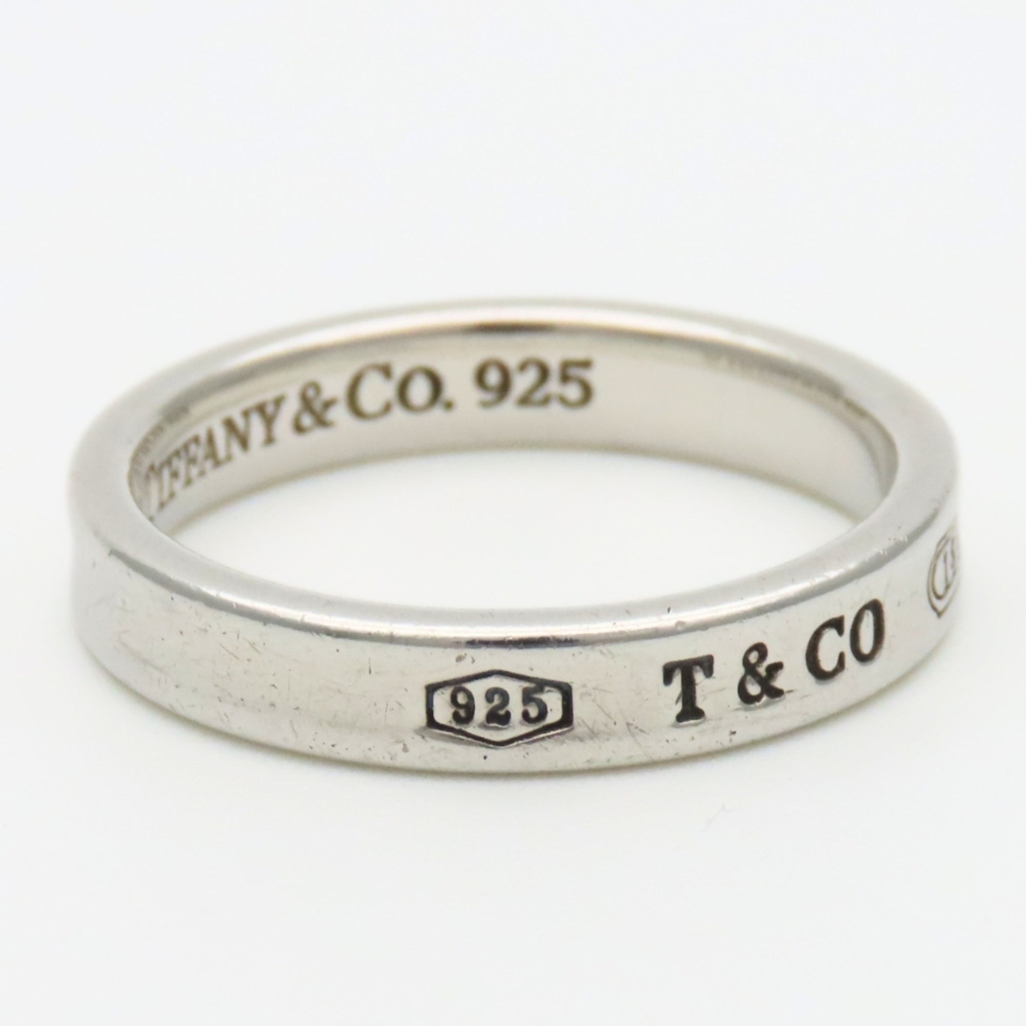 Tiffany Silver Silver 925 Band Ring (Pre-Owned)