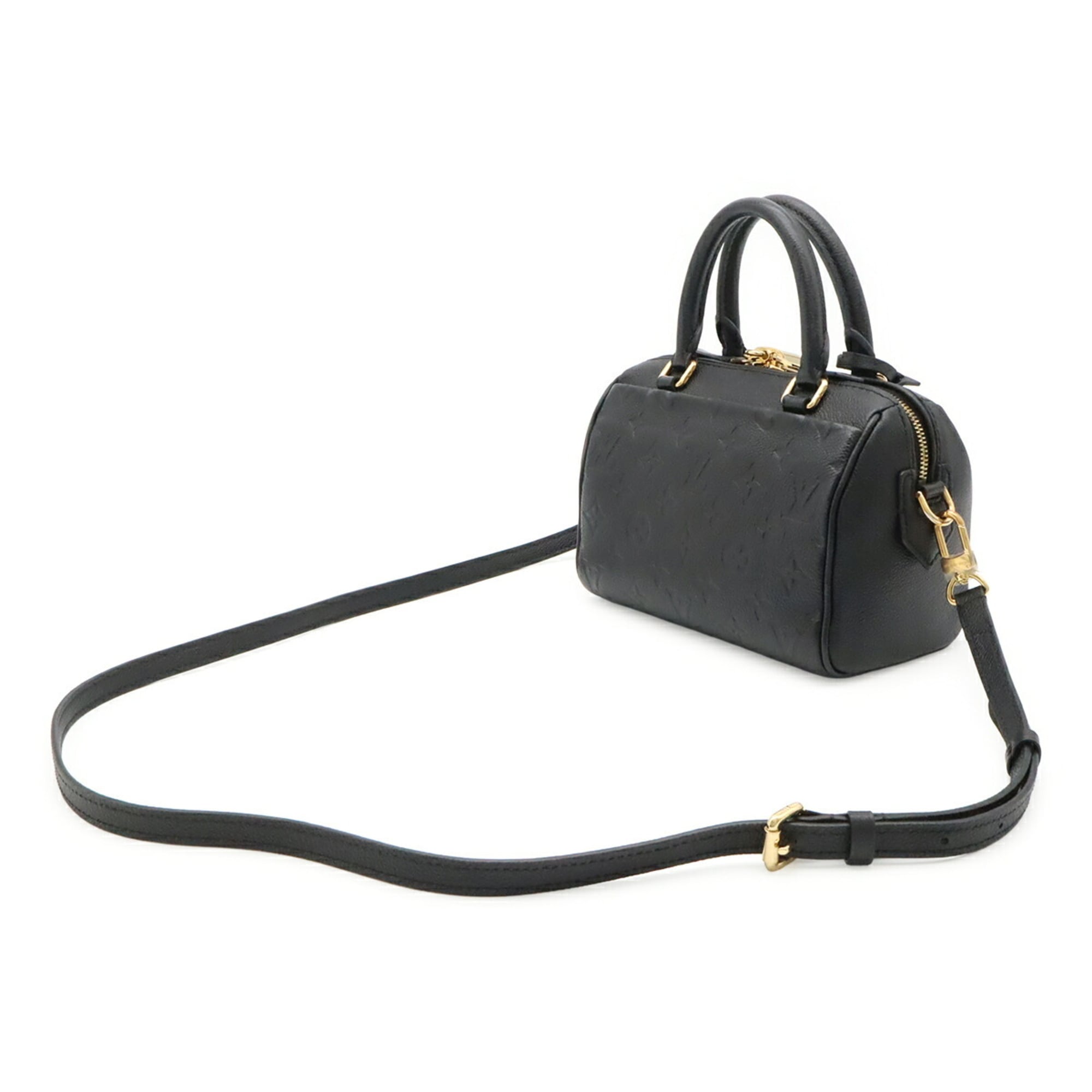 Louis Vuitton Noir Monogram Empreinte Leather Handbag Shoulder Bag (Pre-Owned)