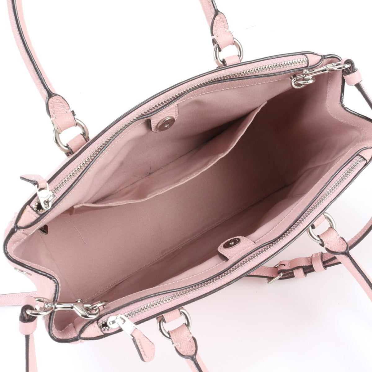 Coach Pink Leather Crossbody Bag Handbag Shoulder Bag (Pre-Owned)