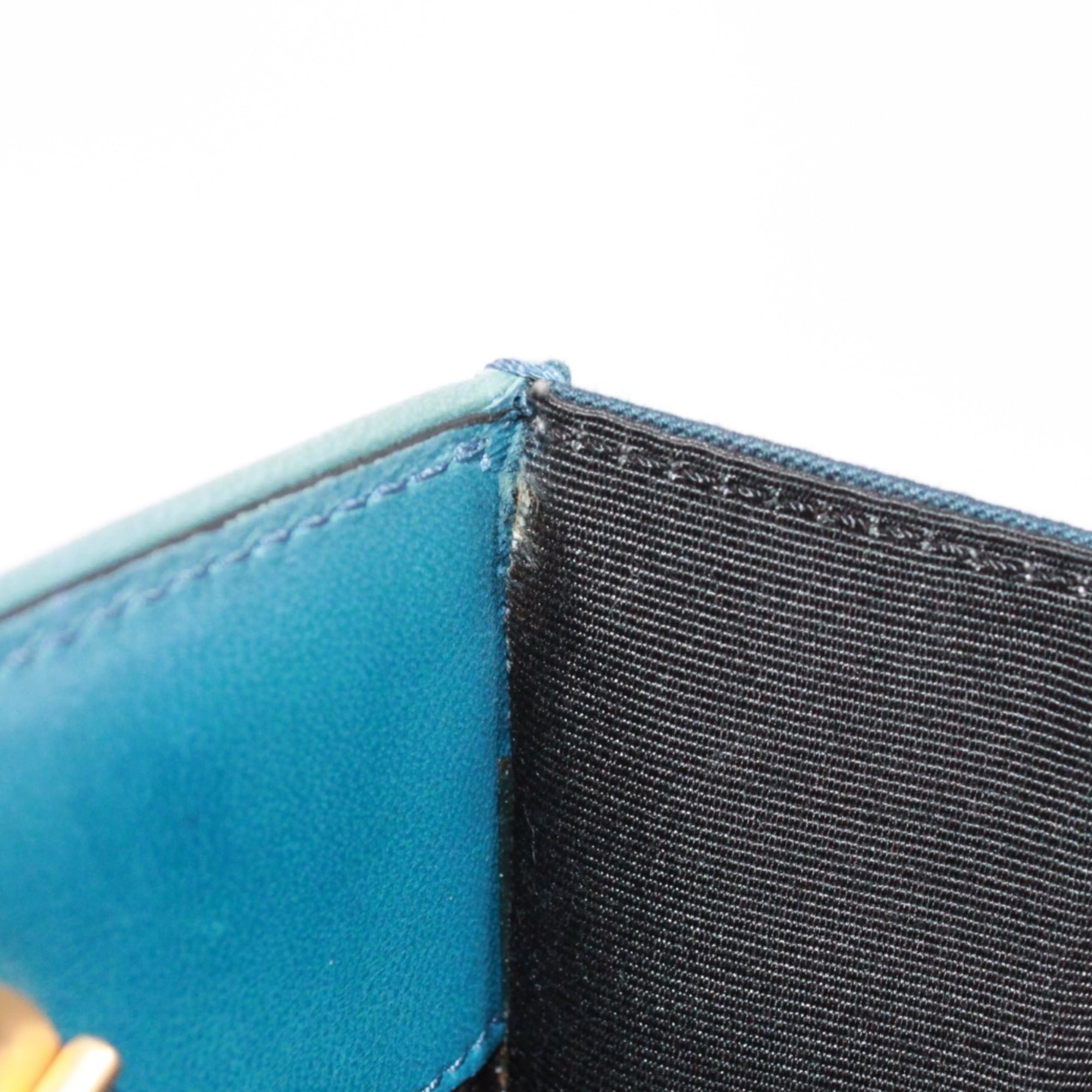 Chanel Blue Canvas Leather Shoulder Bag (Pre-Owned)