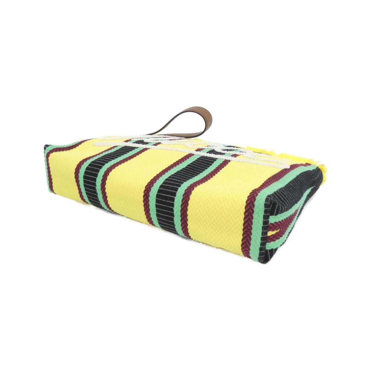 Gucci Multi-Color Yellow Canvas Handbag (Pre-Owned)