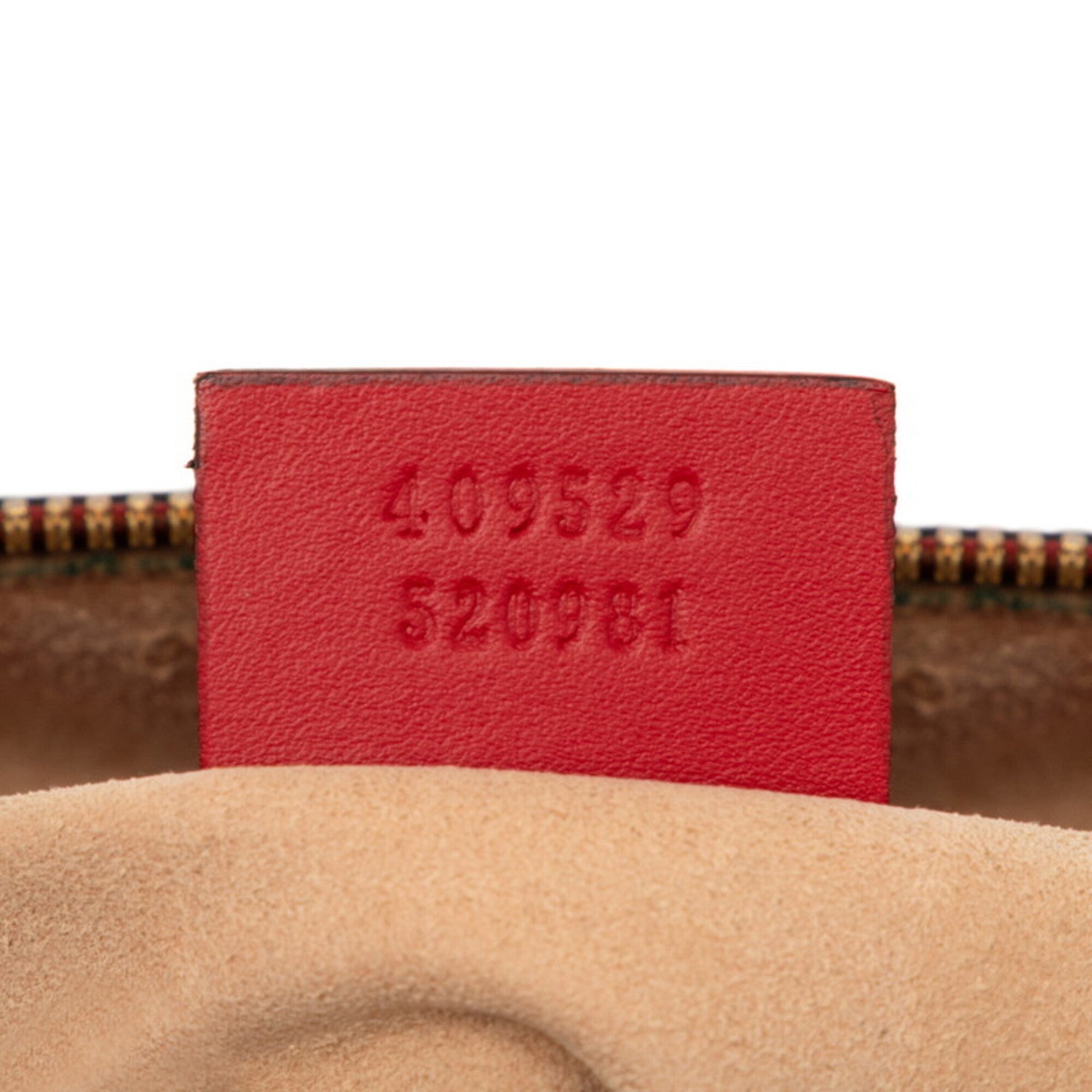 Gucci Gg Blooms Beige Blue Red Color Pvc Leather Boston Bag Shoulder Bag (Pre-Owned)