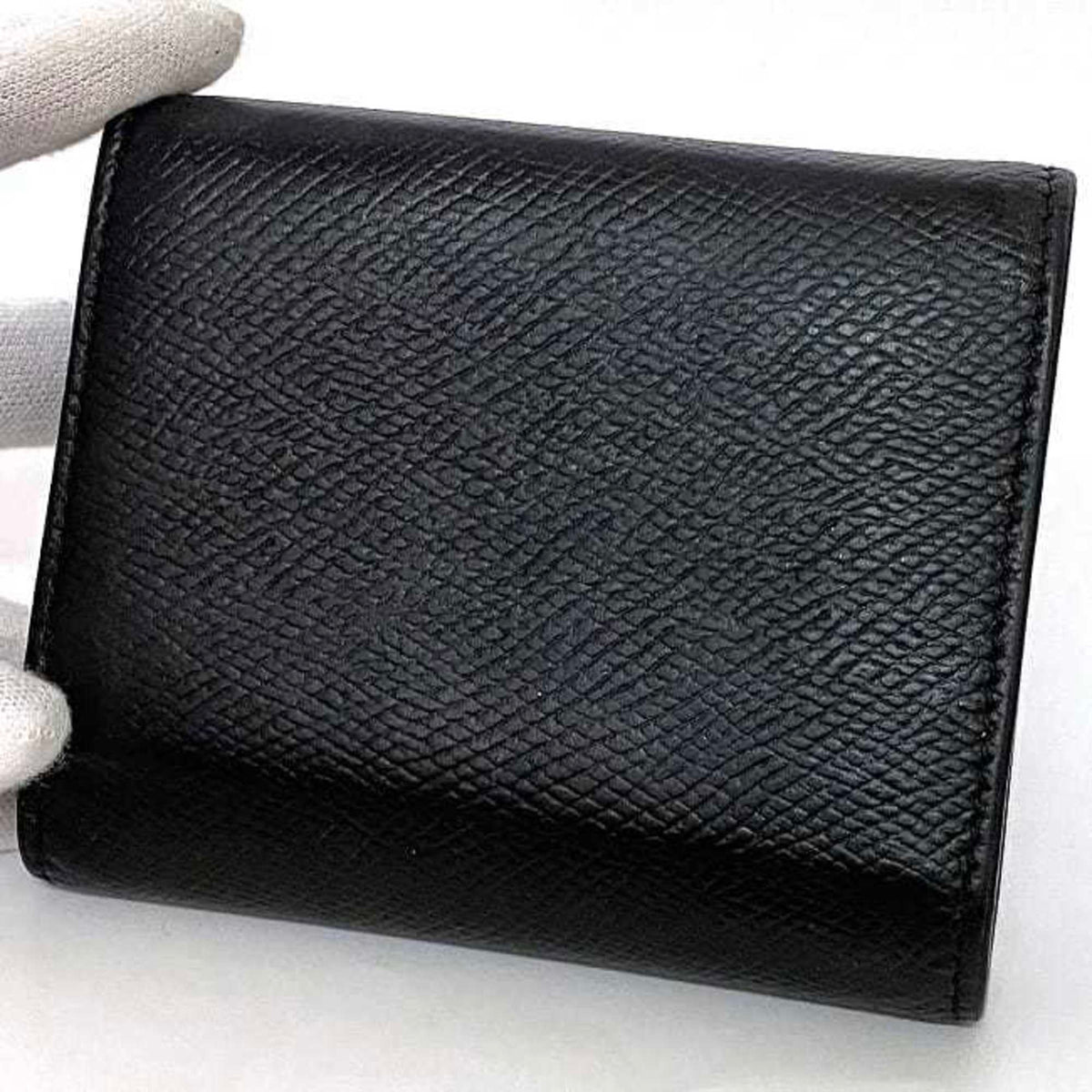 Celine Black Leather Wallet (Tri-Fold) (Pre-Owned)