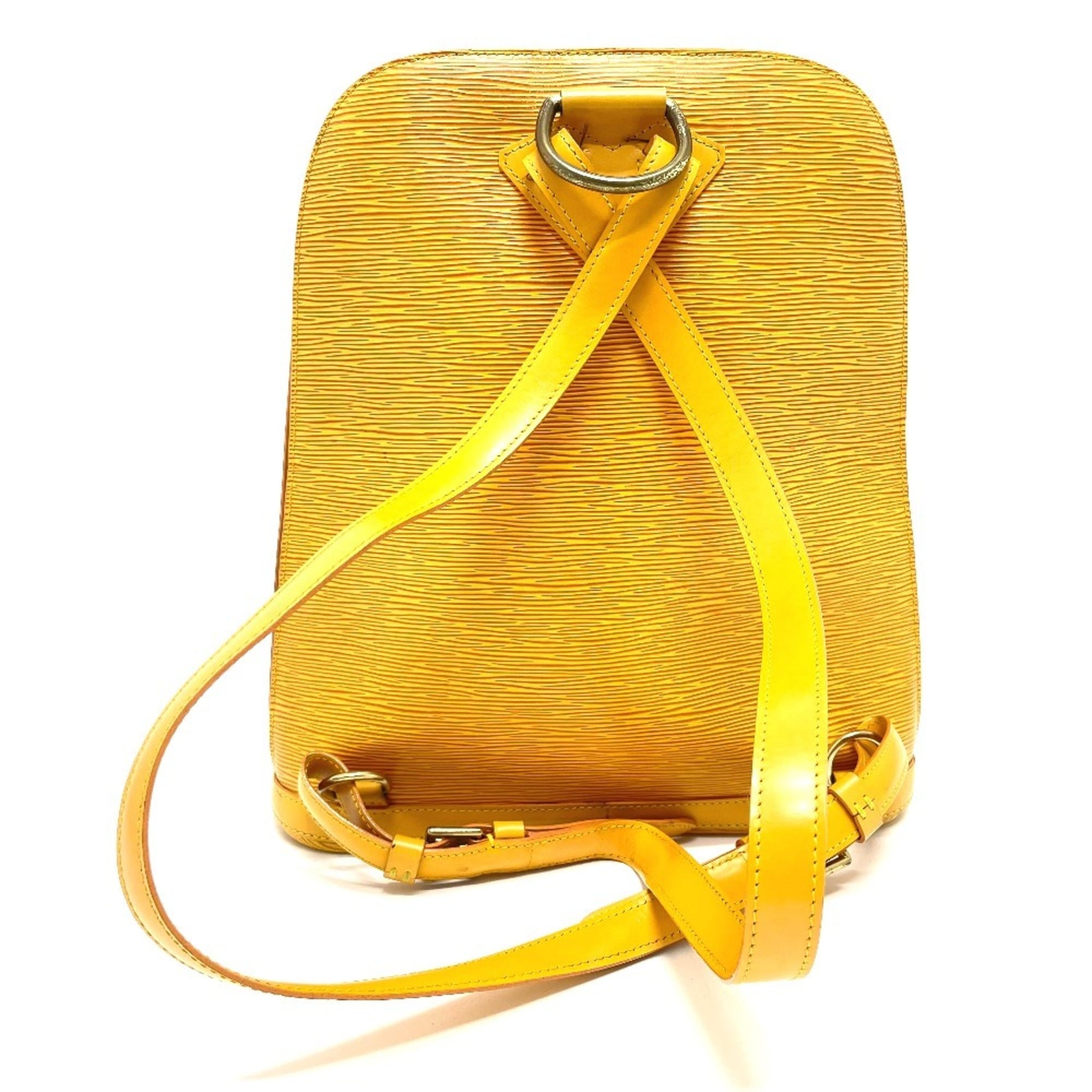 Louis Vuitton Epi Yellow Epi Leather Backpack (Pre-Owned)