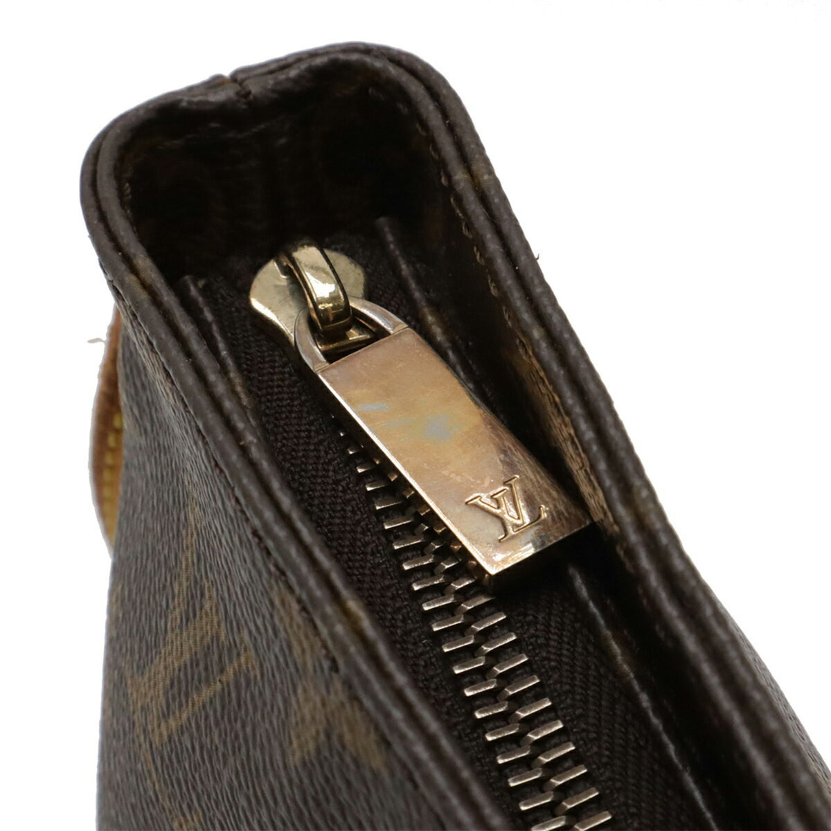 Louis Vuitton Brown Monogram Monogram Pochette Shoulder Bag (Pre-Owned)