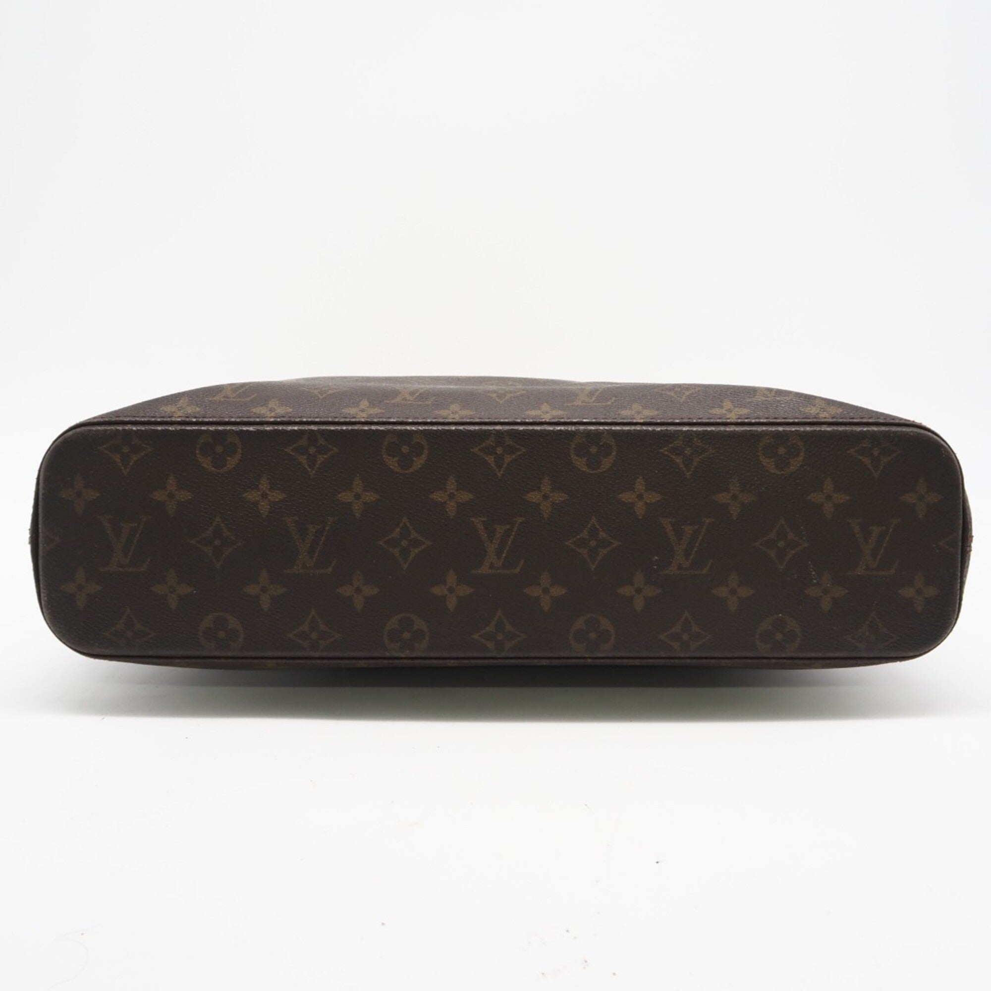 Louis Vuitton Monogram Brown Coated Canvas Leather Handbag (Pre-Owned)