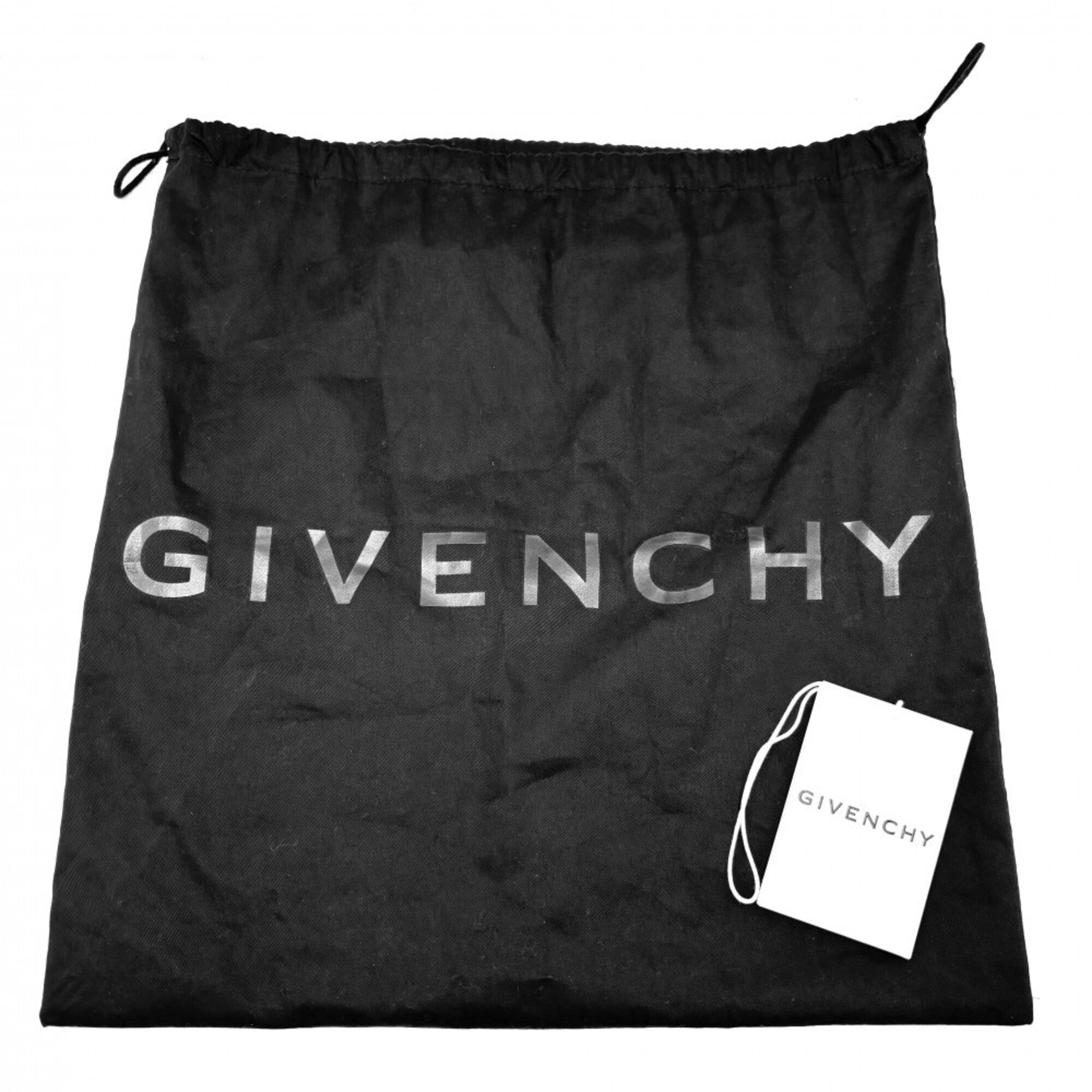 Givenchy Silver Leather Handbag Shoulder Bag (Pre-Owned)