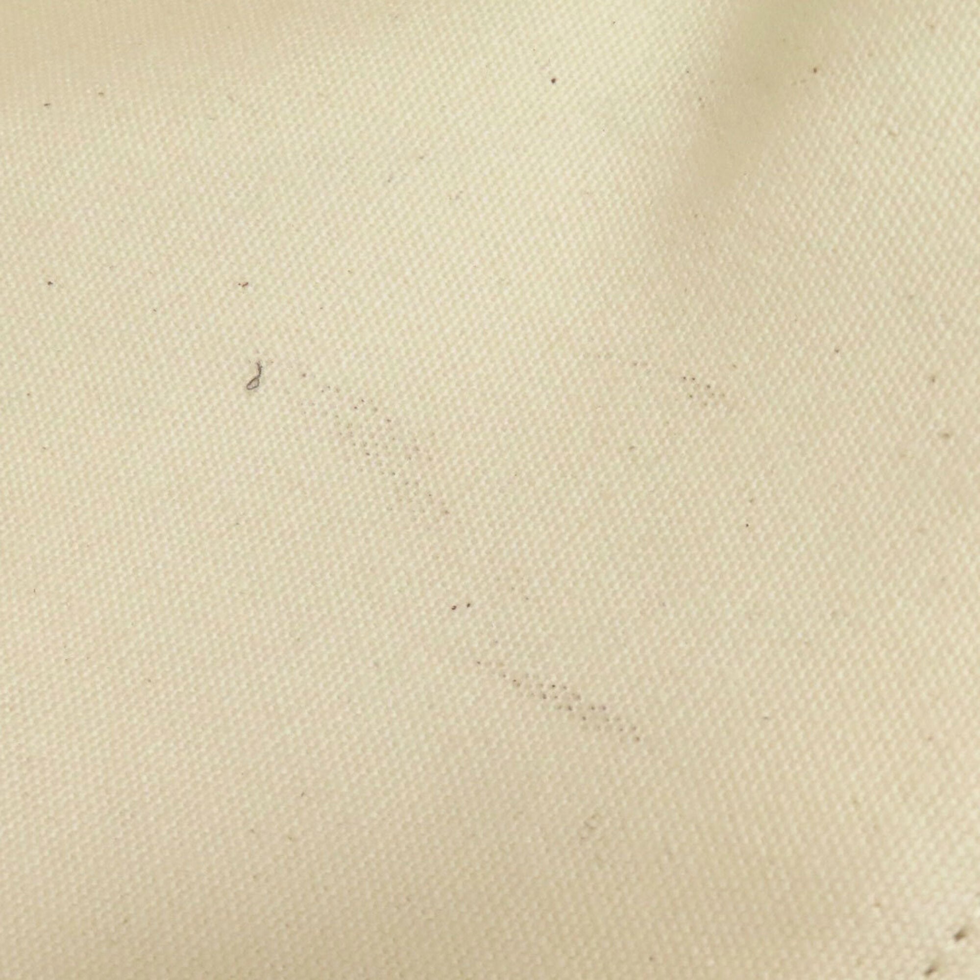Hermes Blue Brown White Canvas Tote Bag (Pre-Owned)