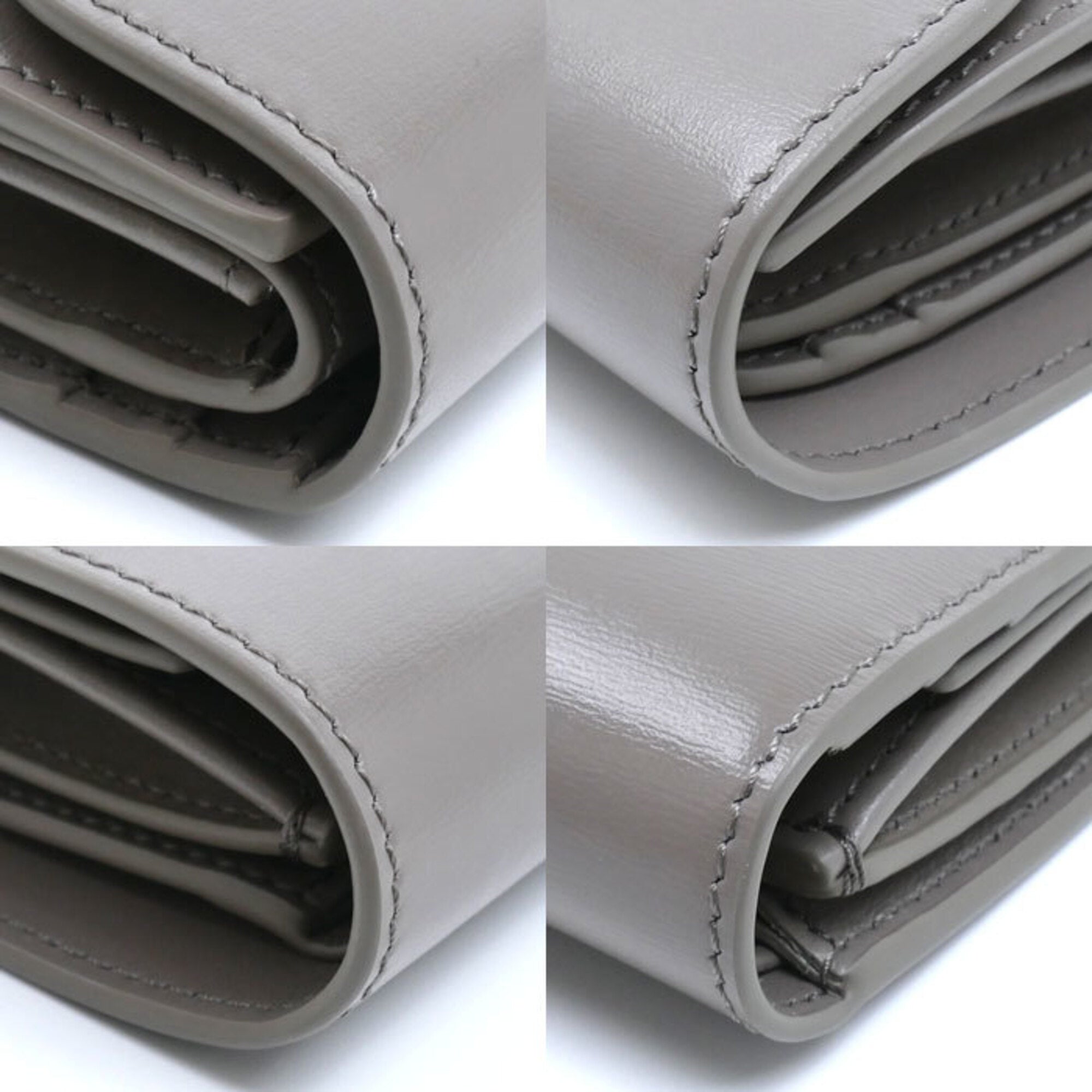 Celine Leather Wallet (Tri-Fold) (Pre-Owned)