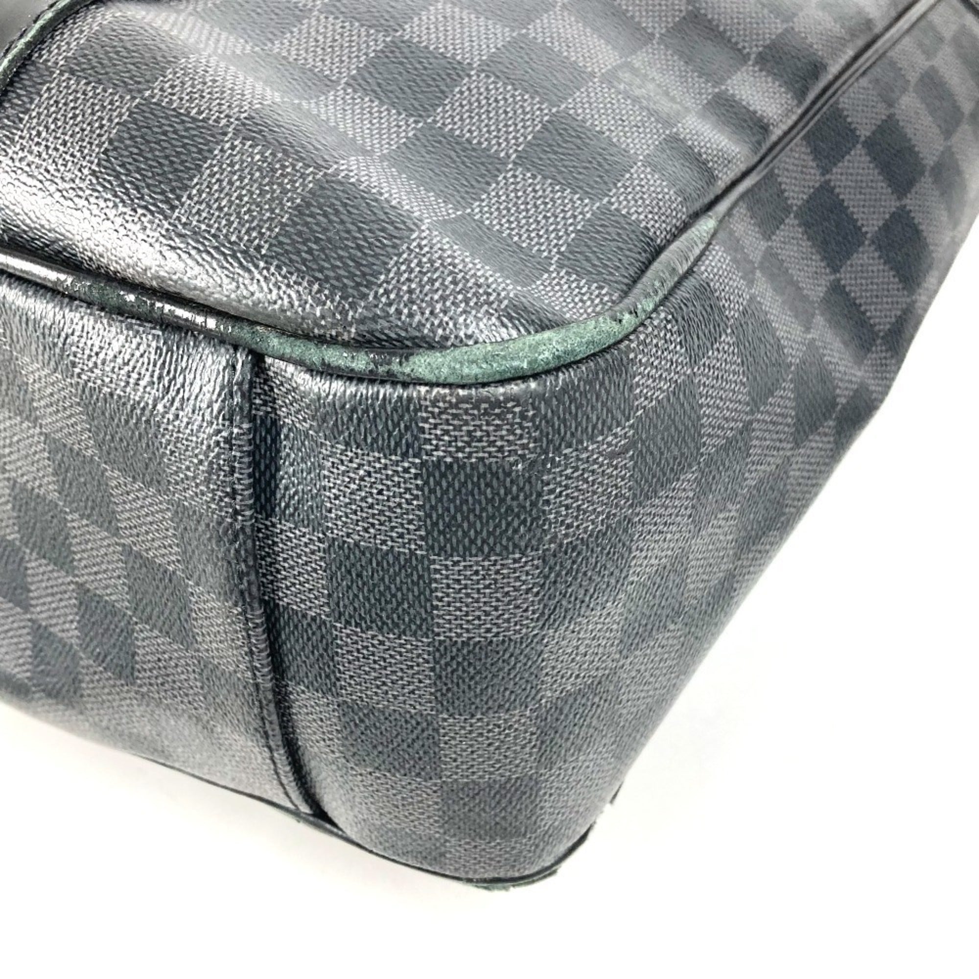 Louis Vuitton Black Damier Graphite Canvas Shoulder Bag Tote Bag (Pre-Owned)
