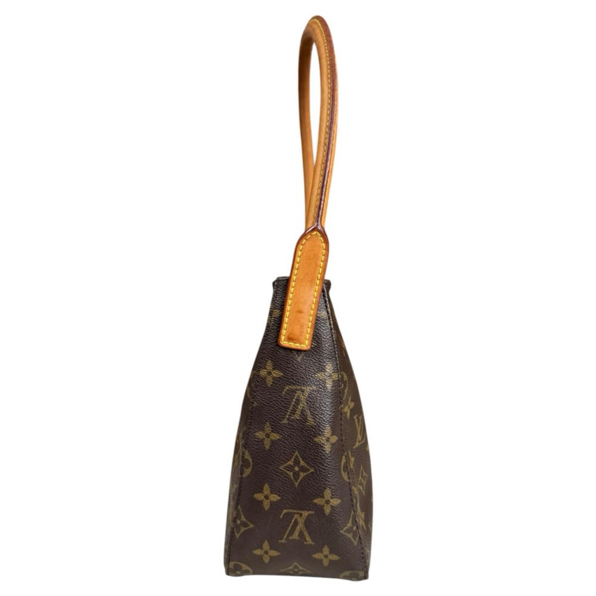 Louis Vuitton Brown Monogram Canvas Shoulder Bag (Pre-Owned)