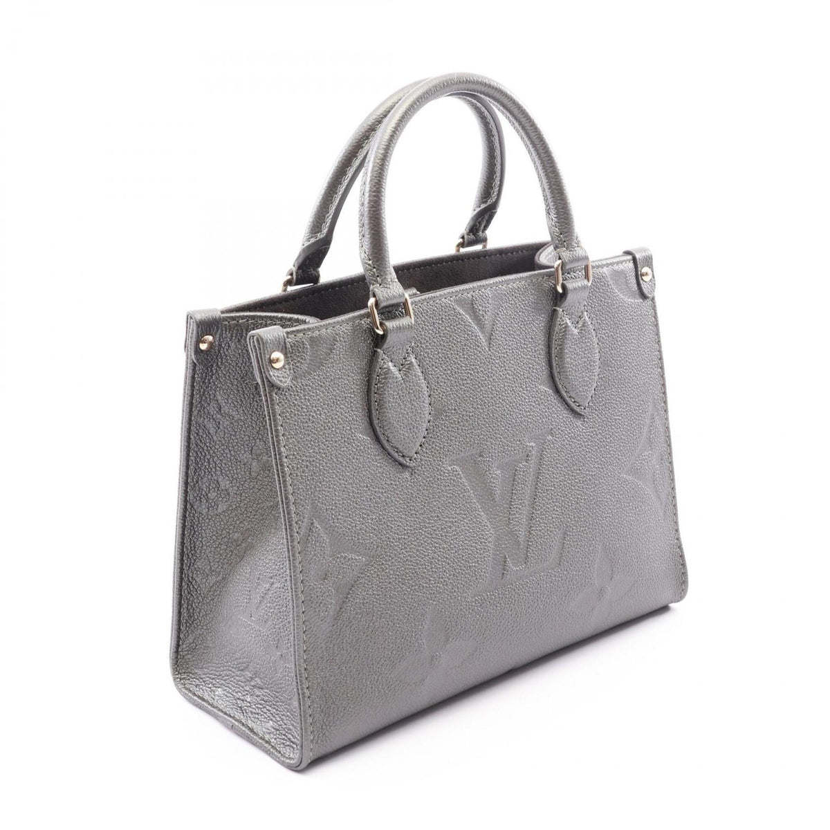 Louis Vuitton Gray Monogram Empreinte Handbag (Pre-Owned)