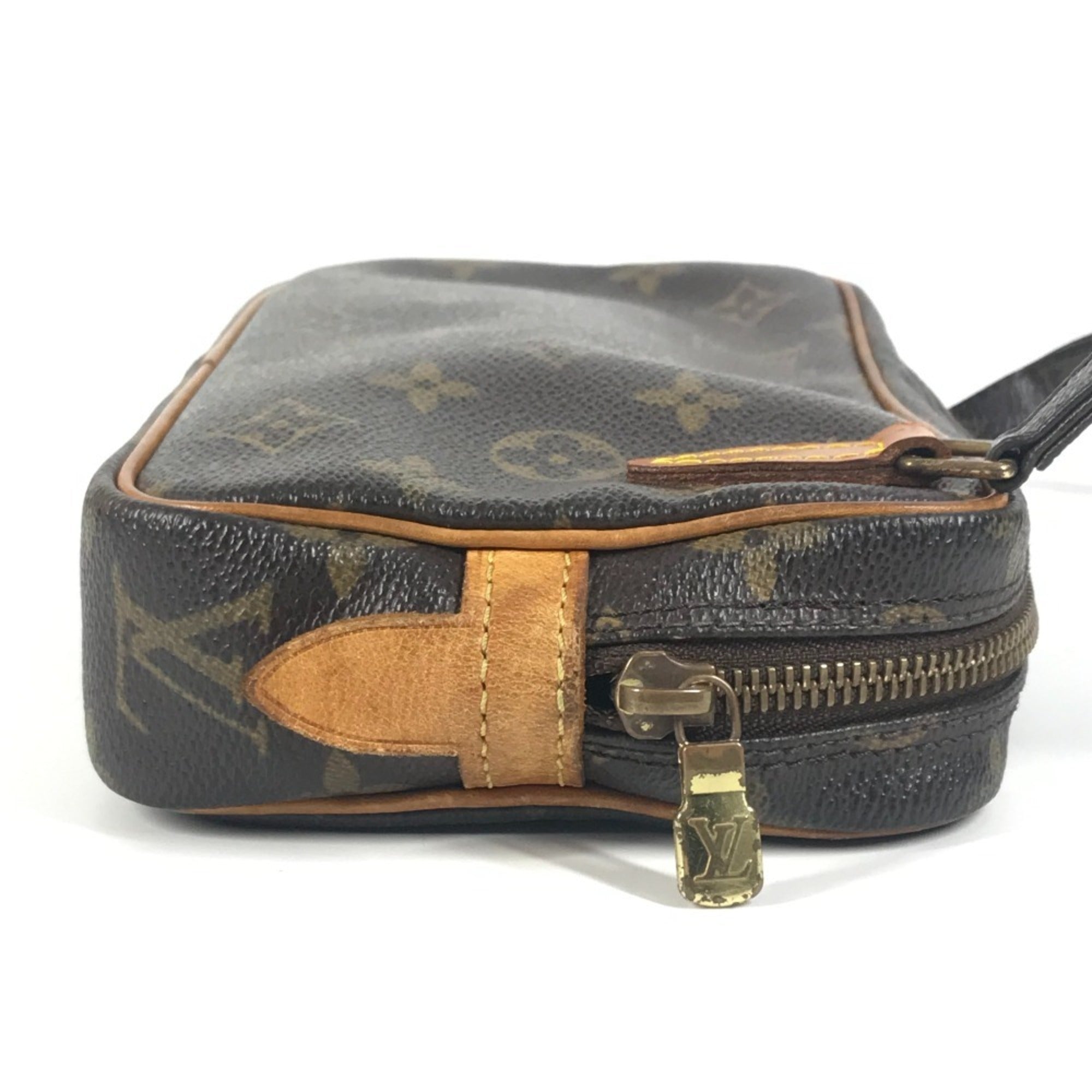 Louis Vuitton Brown Monogram Canvas Pochette Shoulder Bag (Pre-Owned)