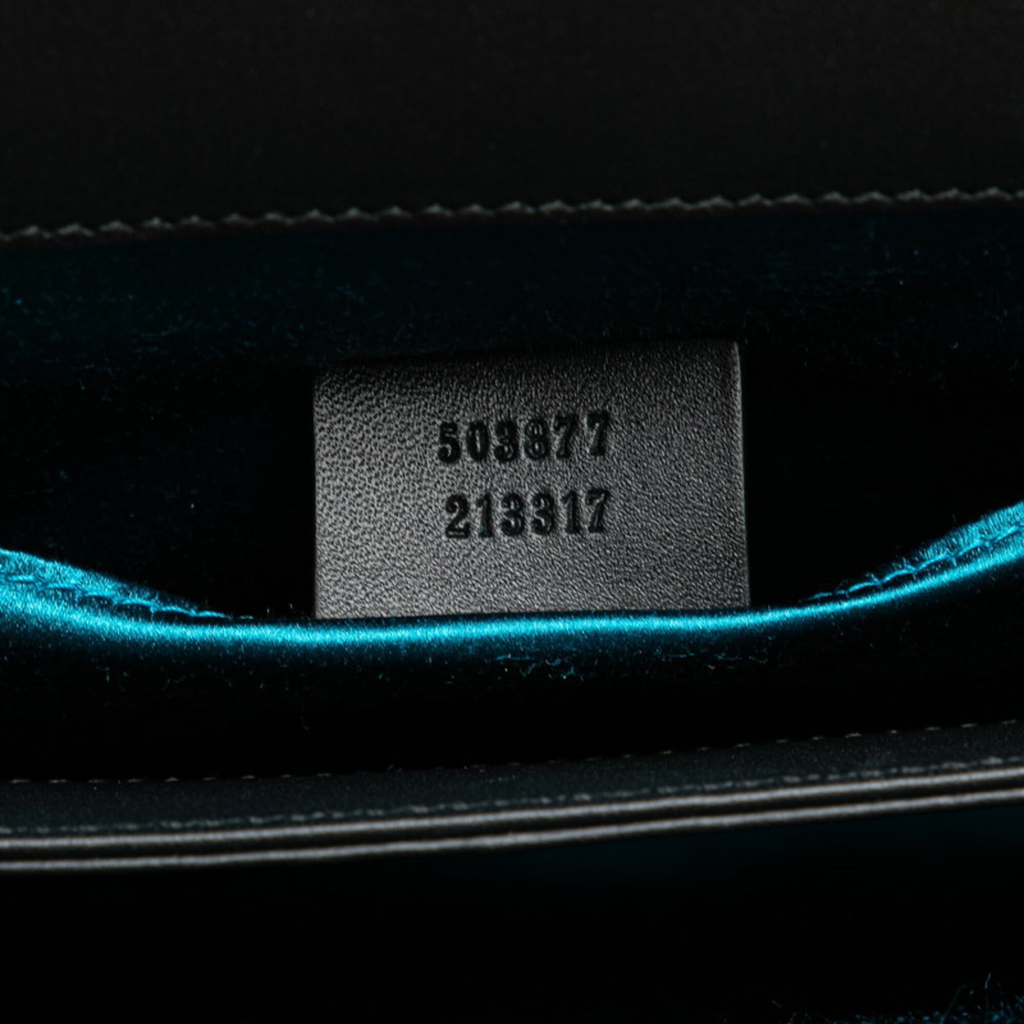 Gucci Black Suede Leather Shoulder Bag (Pre-Owned)