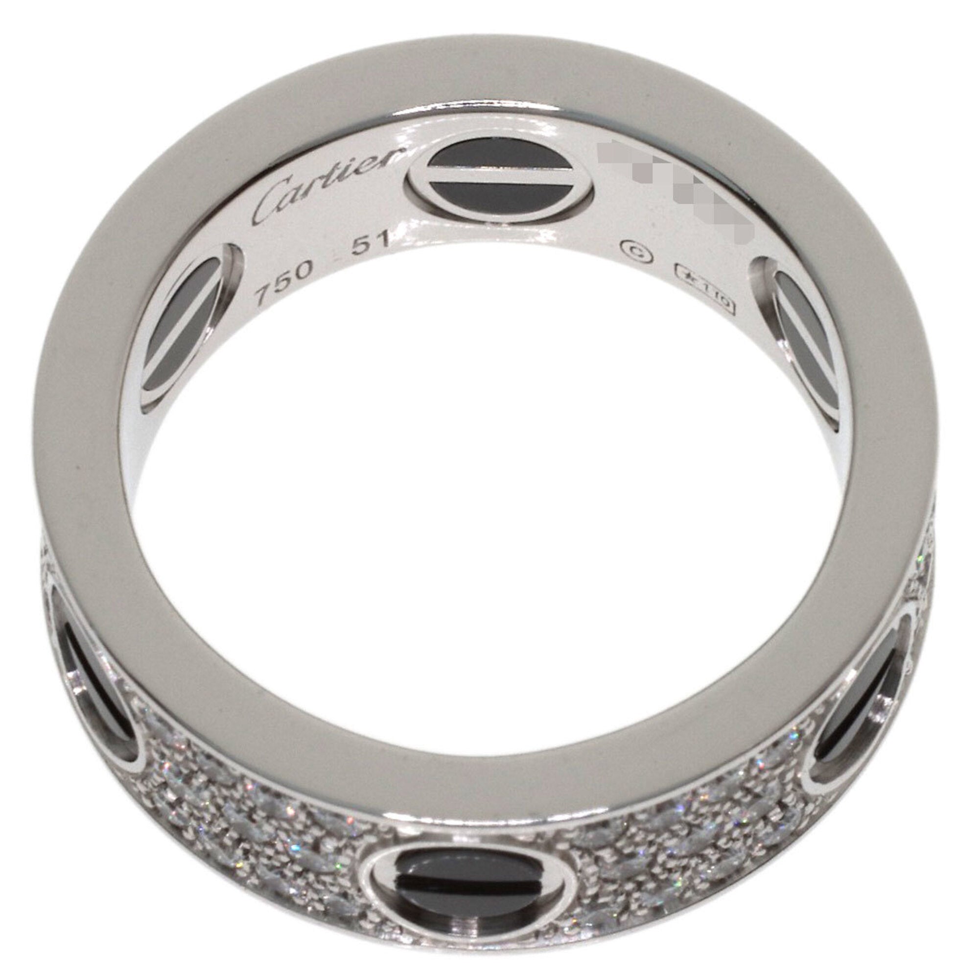 Cartier White Gold (18K) Band Ring (Pre-Owned)