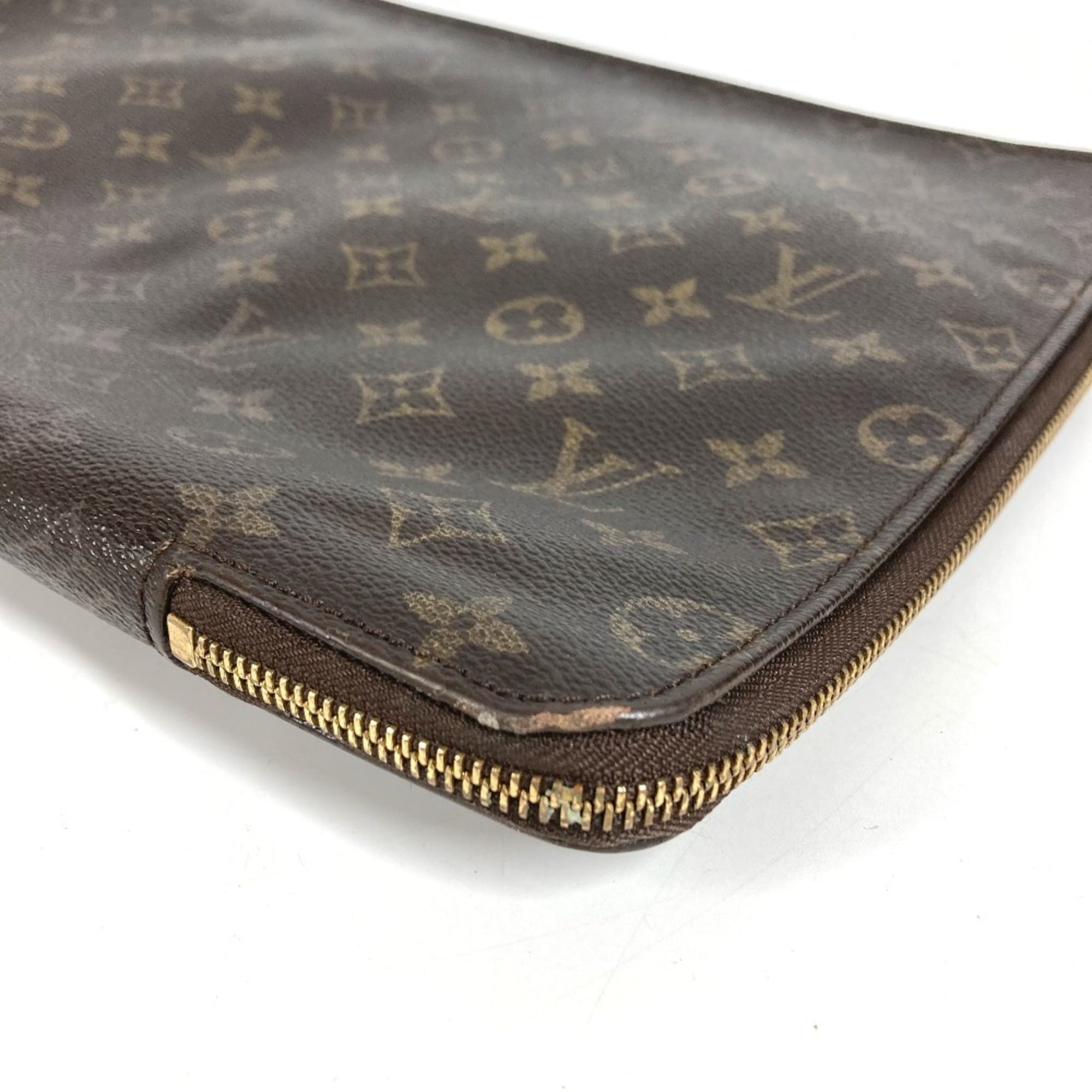 Louis Vuitton Brown Galle Monogram Monogram Clutch Bag (Pre-Owned)