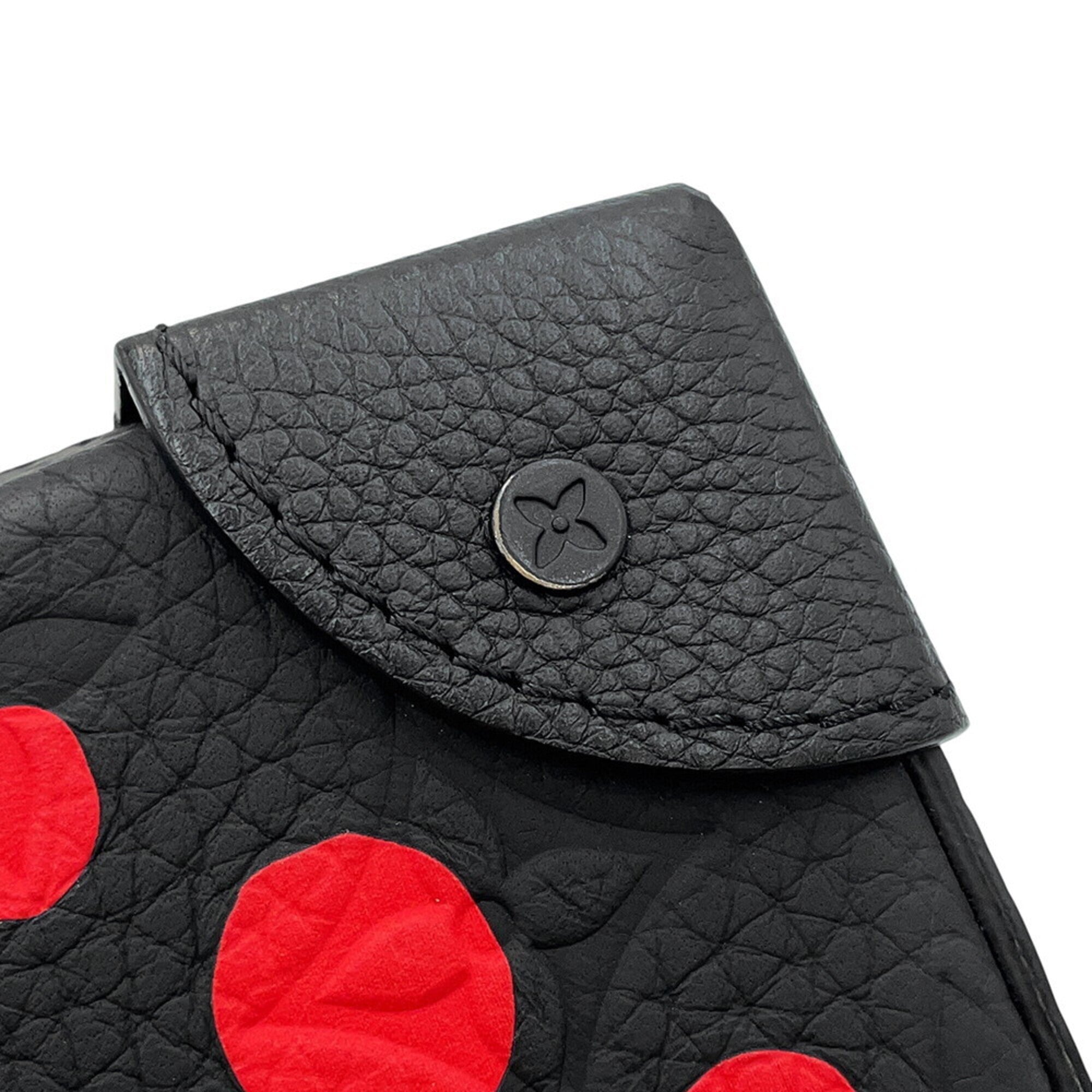 Louis Vuitton Noir Red Color Monogram Shoulder Bag (Pre-Owned)