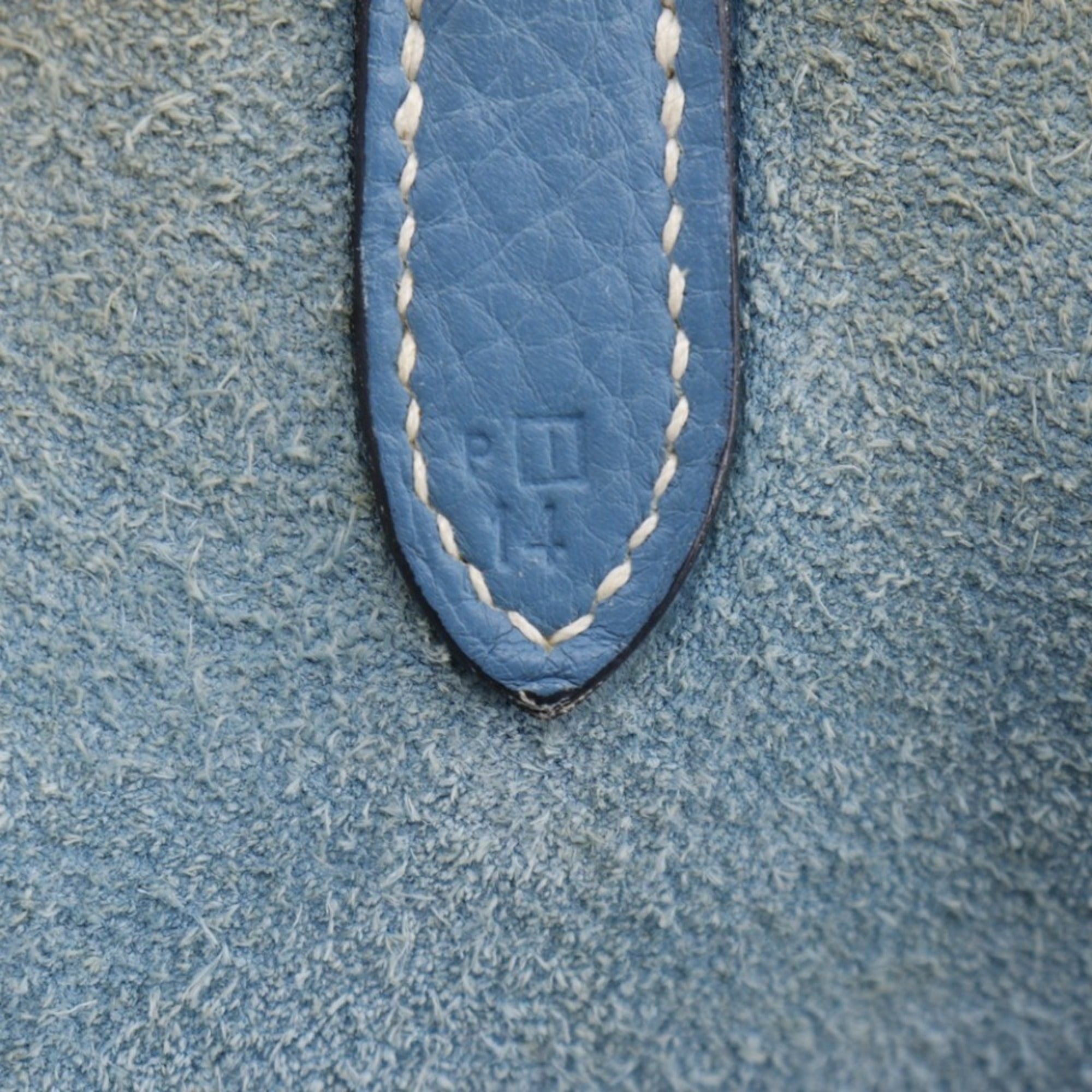 Hermes Blue Blue Jean Taurillon Clemence Leather Shoulder Bag (Pre-Owned)