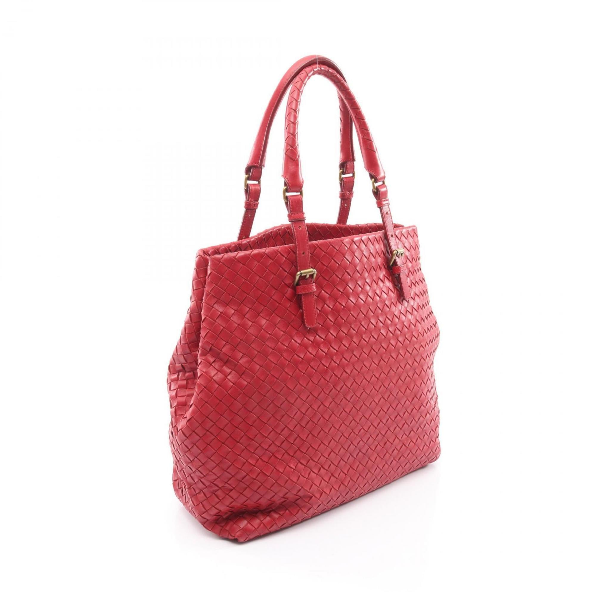 Balenciaga Red Color Leather Tote Bag (Pre-Owned)