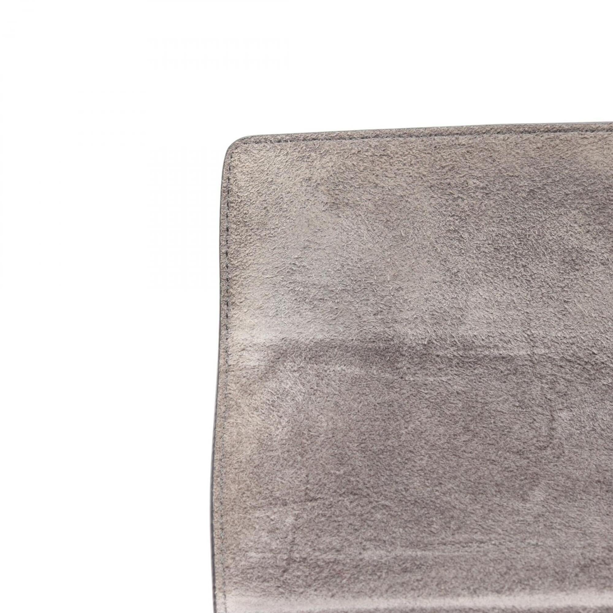 Celine Gray Leather Handbag Shoulder Bag (Pre-Owned)