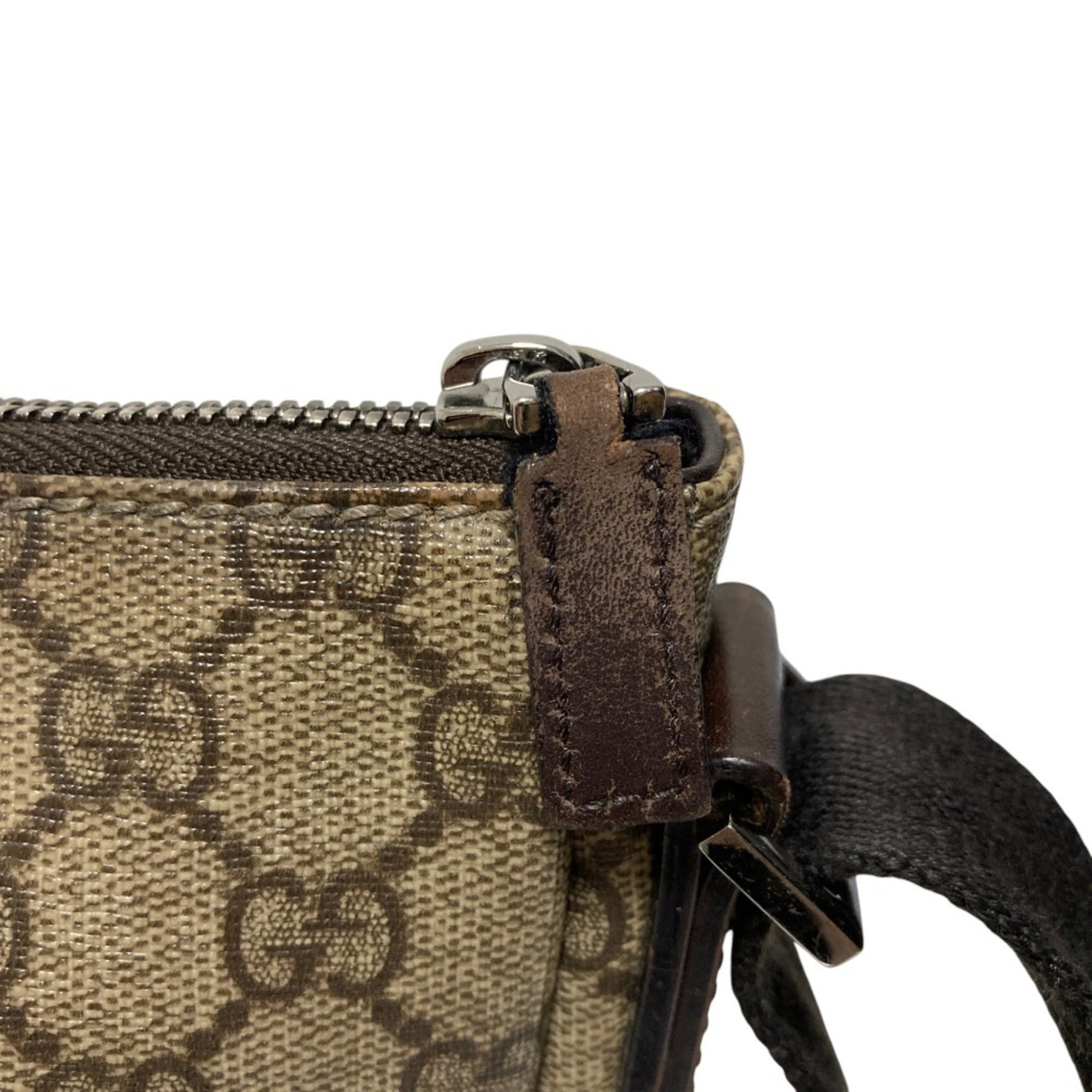 Gucci Brown Gg Supreme Shoulder Bag (Pre-Owned)