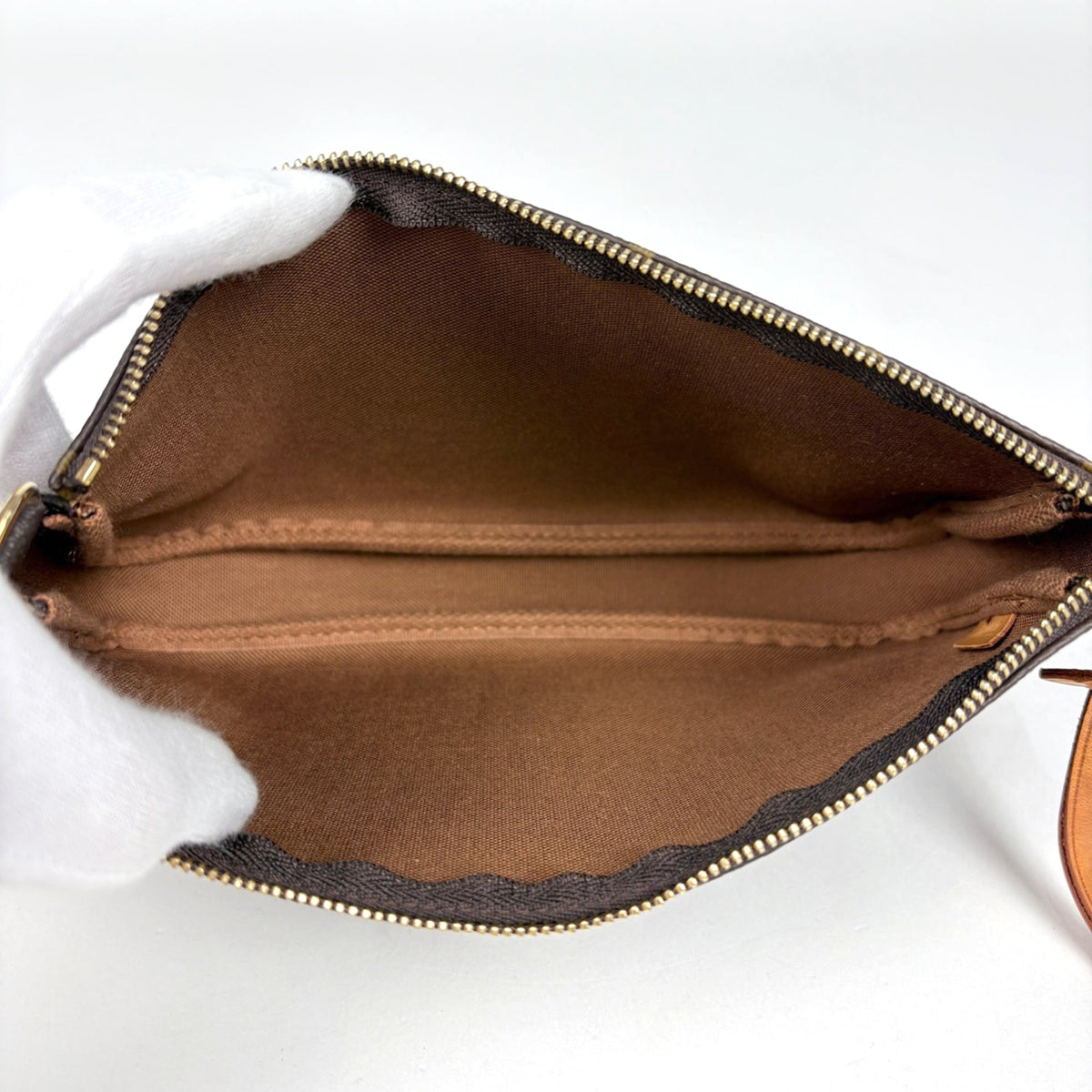 Louis Vuitton Brown Monogram Pochette Pouch (Pre-Owned)