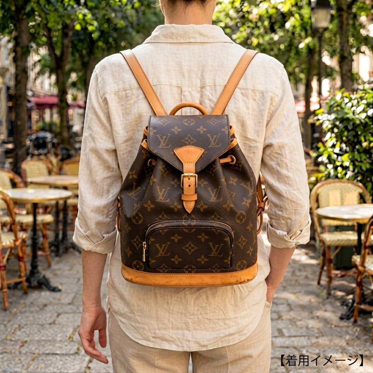 Louis Vuitton Monogram Brown Monogram Backpack (Pre-Owned)