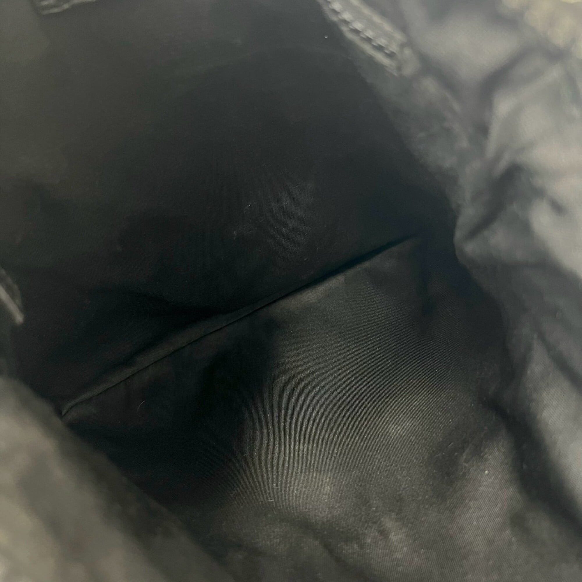 Gucci Black Canvas Leather Tote Bag (Pre-Owned)
