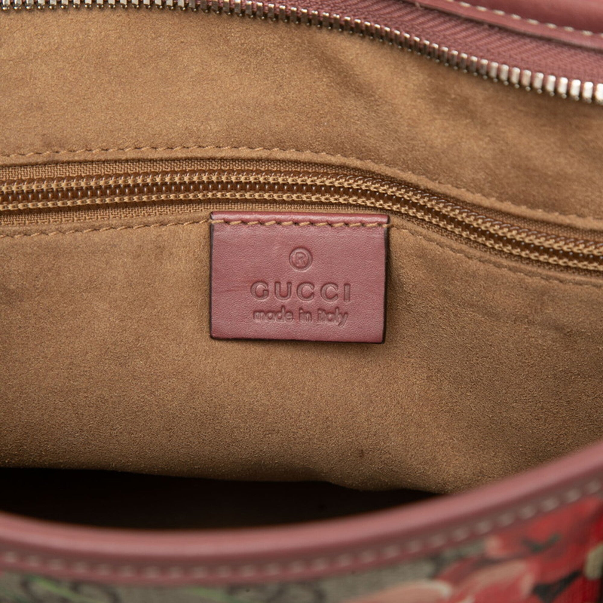 Gucci Gg Blooms Beige Pink Pvc Leather Handbag Shoulder Bag (Pre-Owned)
