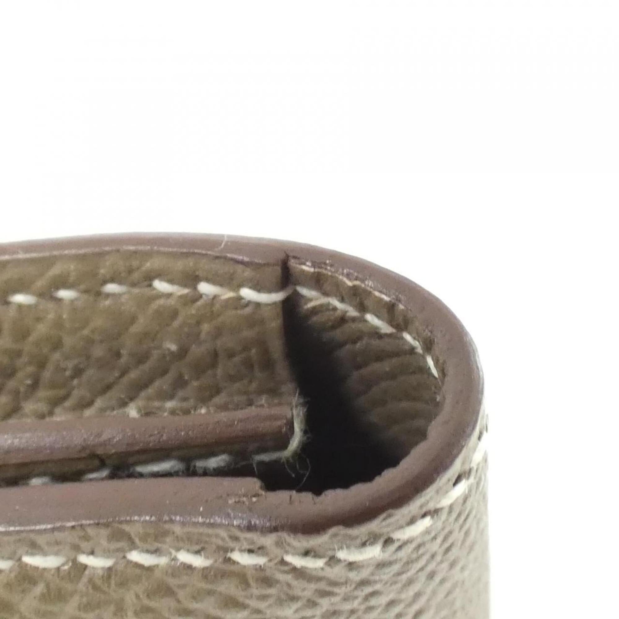 Hermes Bearn Etoupe Gray Epsom Leather Long Wallet (Bi-Fold) (Pre-Owned)