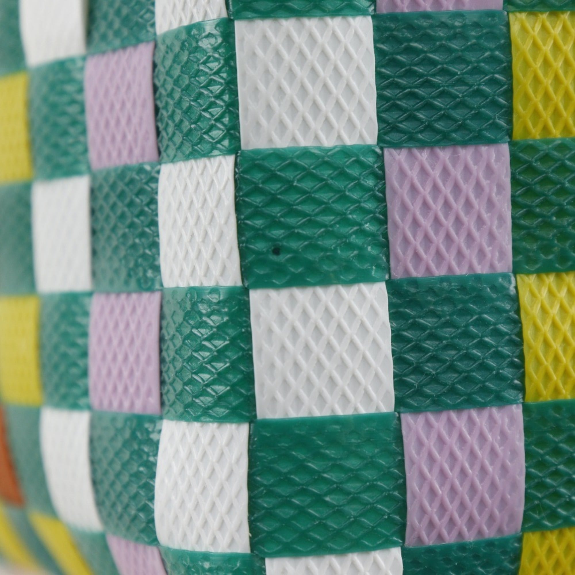 Marni Green Multi-Color Polypropylene Basket Handbag (Pre-Owned)