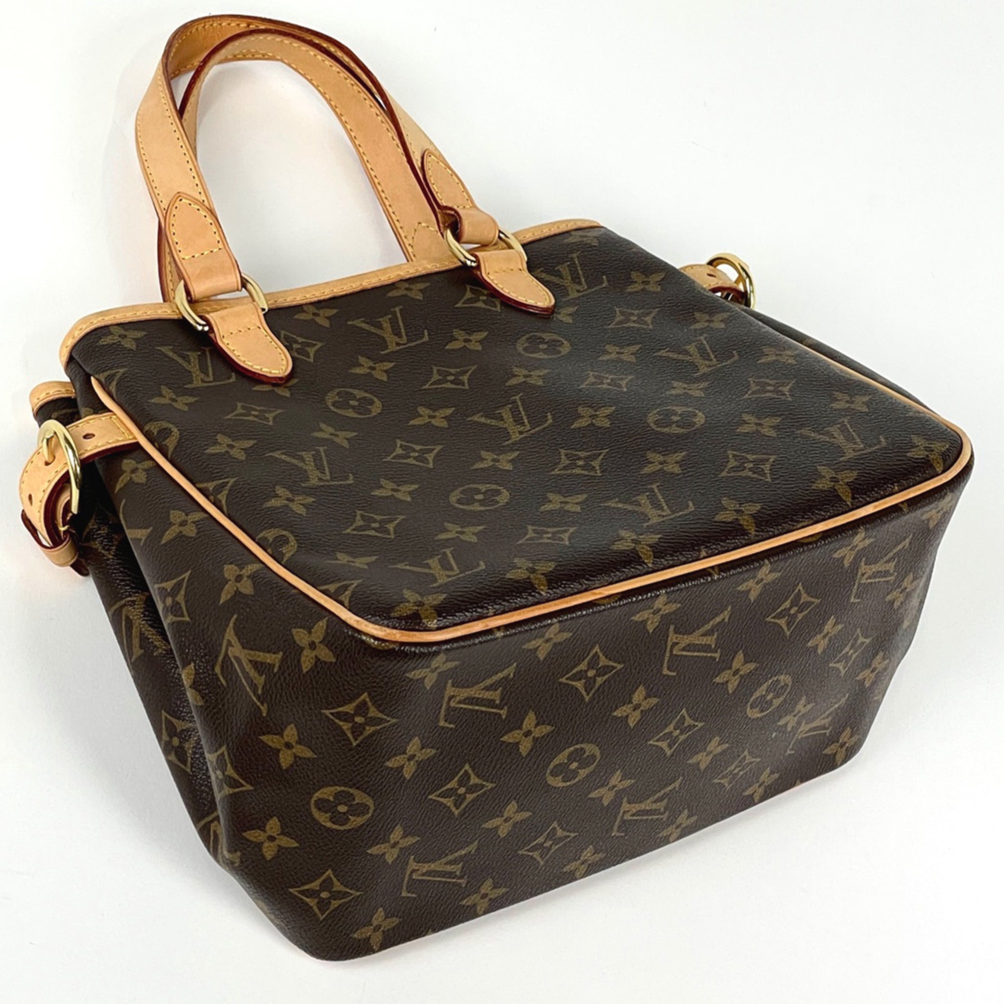 Louis Vuitton Brown Monogram Handbag Tote Bag (Pre-Owned)