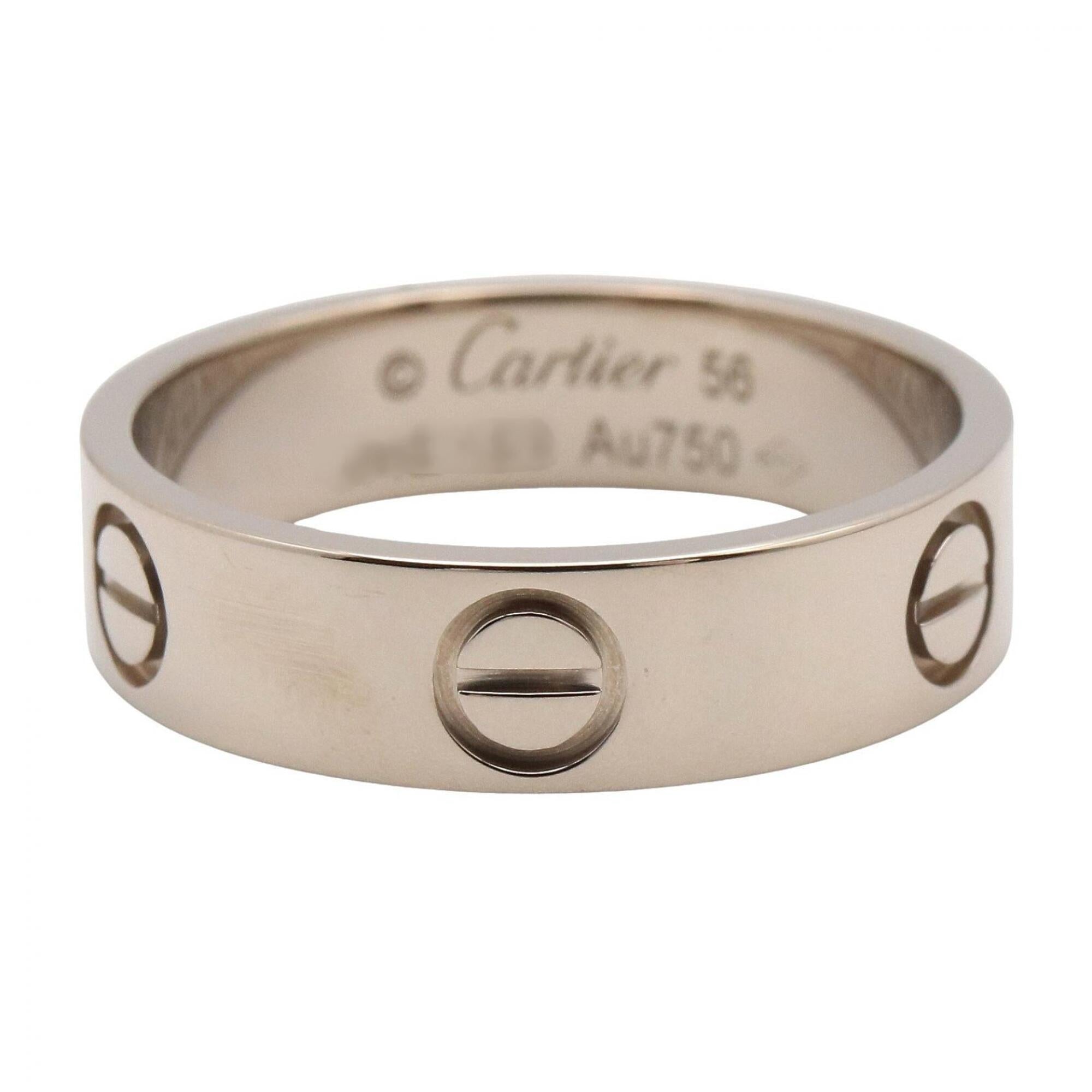 Cartier Silver White Gold (18K) Band Ring (Pre-Owned)