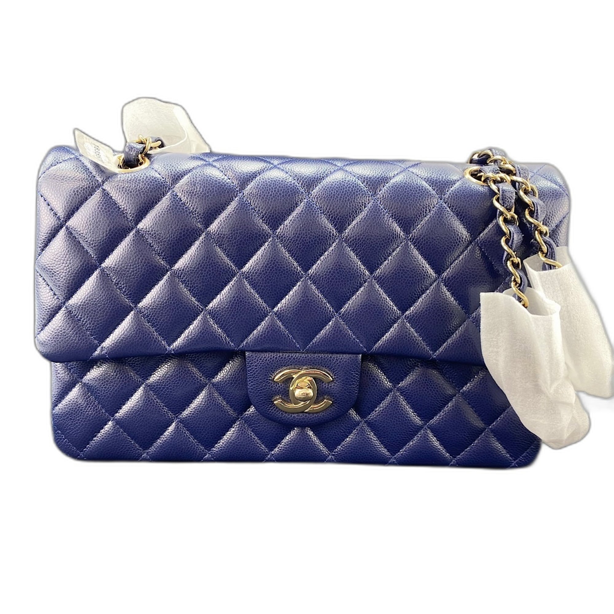 Chanel Matelasse Navy Shoulder Bag (Pre-Owned)