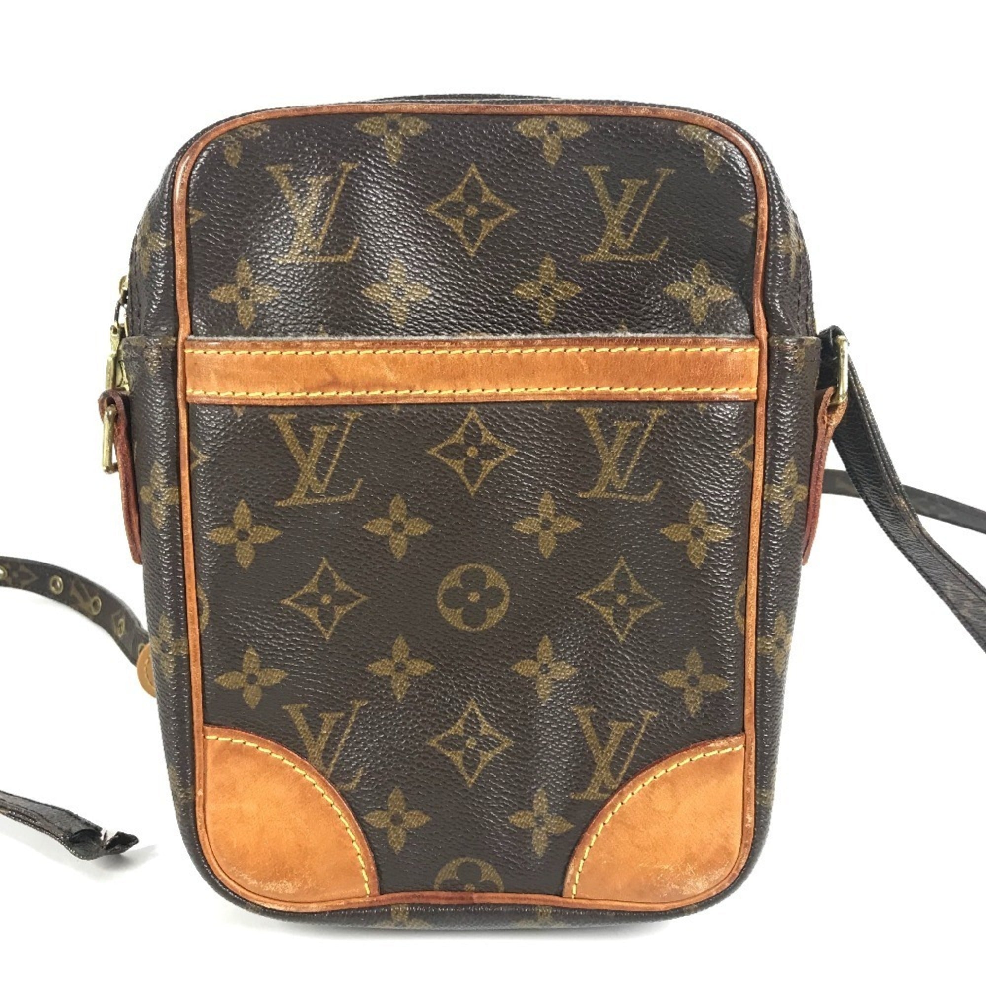 Louis Vuitton Brown Monogram Canvas Pochette Shoulder Bag (Pre-Owned)