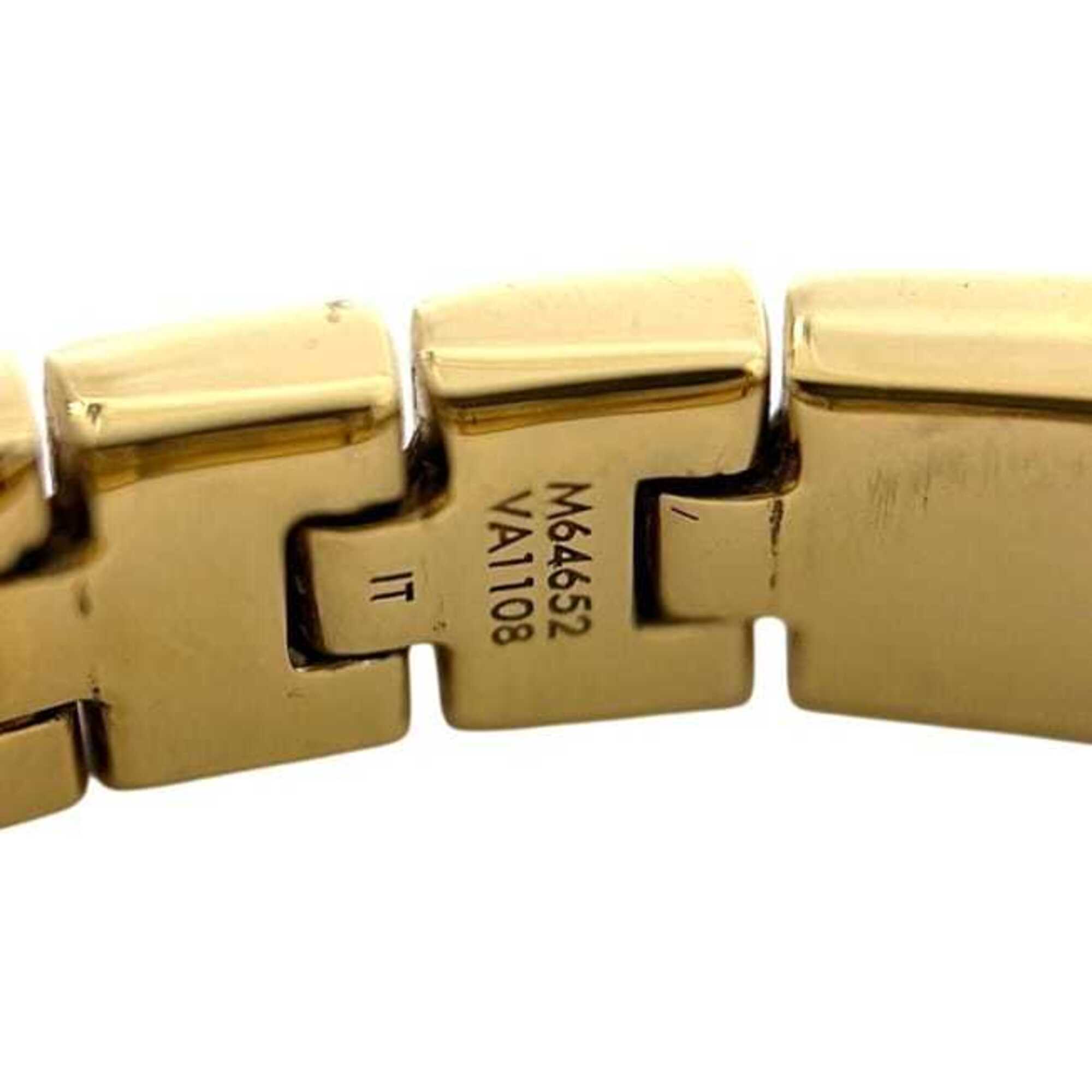 Louis Vuitton Gold Metal Band Ring (Pre-Owned)