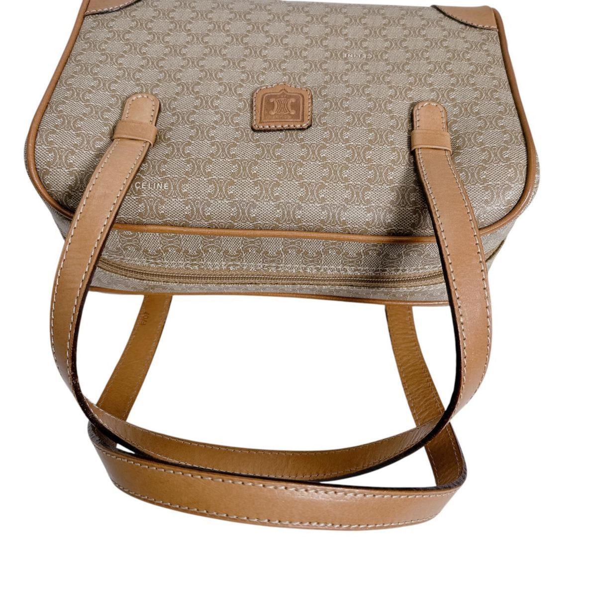 Celine Brown Pvc Handbag (Pre-Owned)