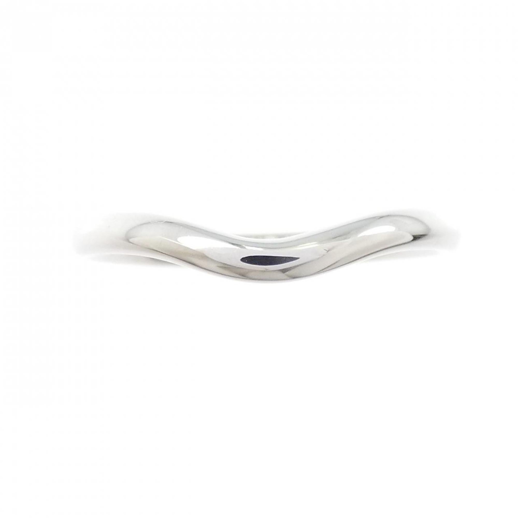 Tiffany Silver Platinum 950 Band Ring (Pre-Owned)