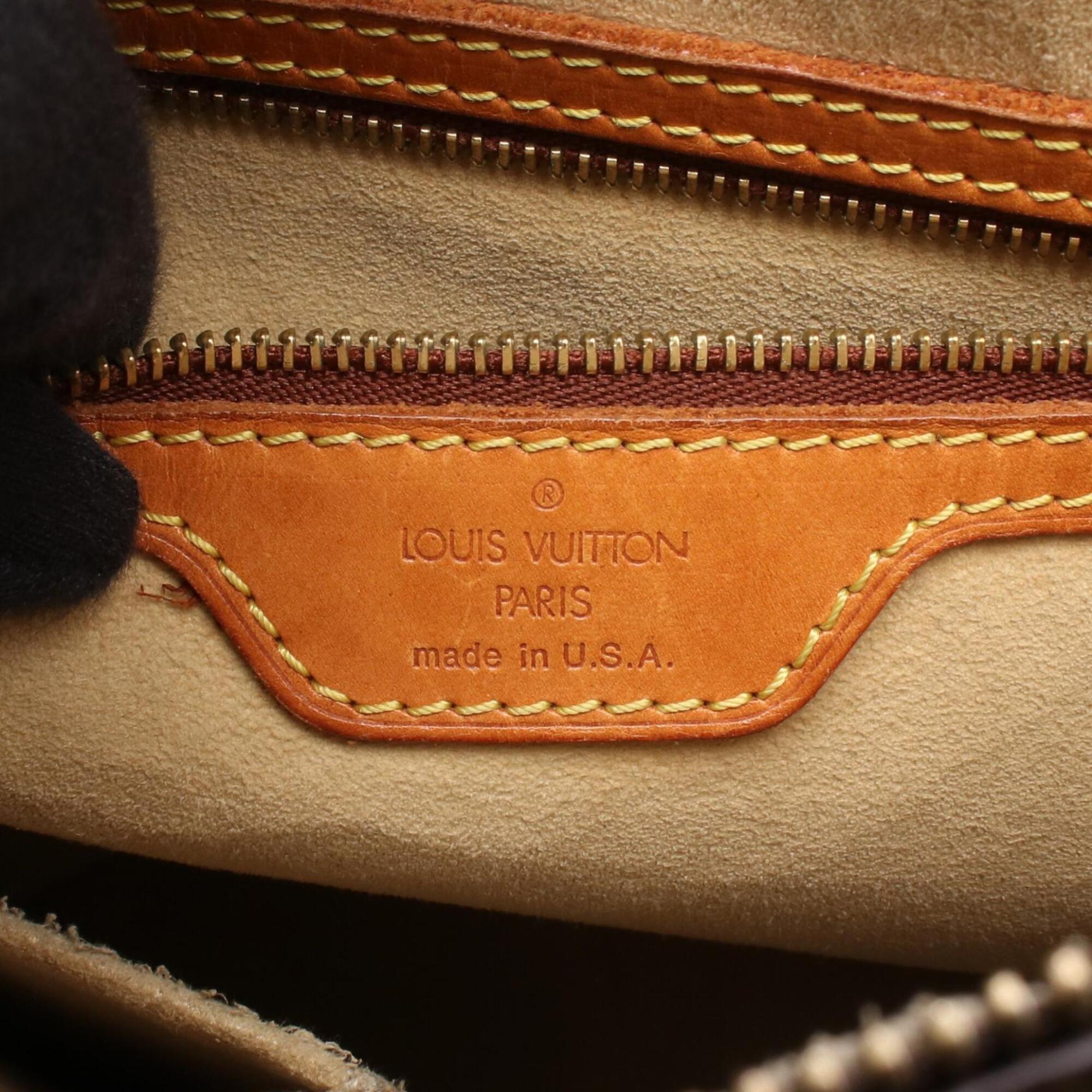 Louis Vuitton Brown Monogram Monogram Leather Handbag Shoulder Bag (Pre-Owned)