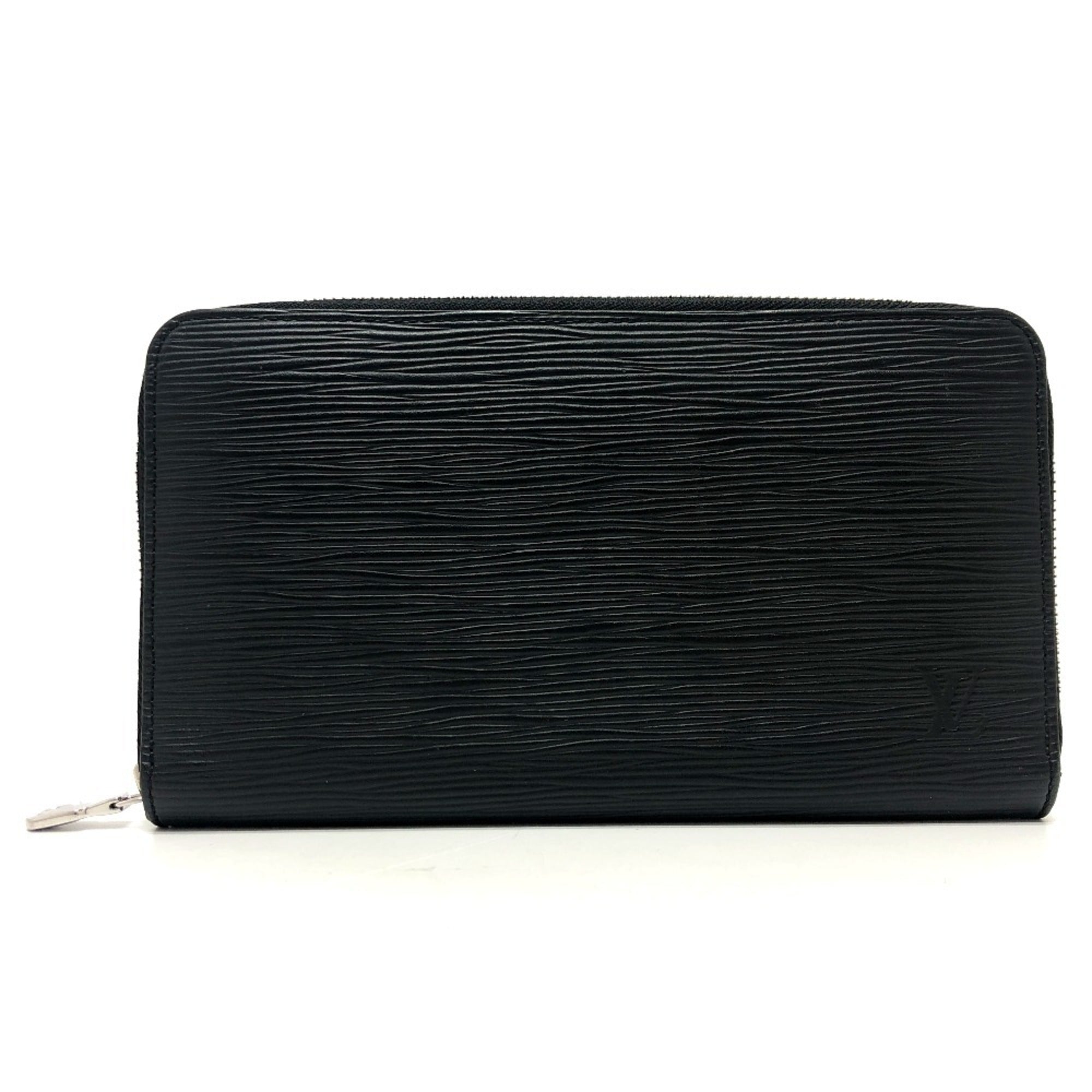 Louis Vuitton Epi Black Epi Leather Long Wallet (Bi-Fold) (Pre-Owned)