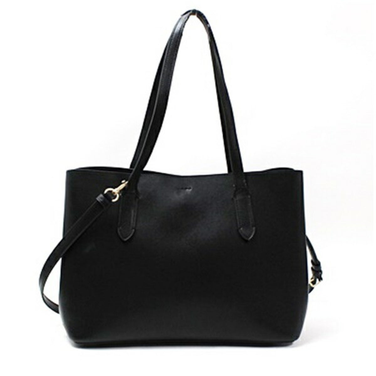 Coach Black Dark Brown Leather Tote Bag (Pre-Owned)