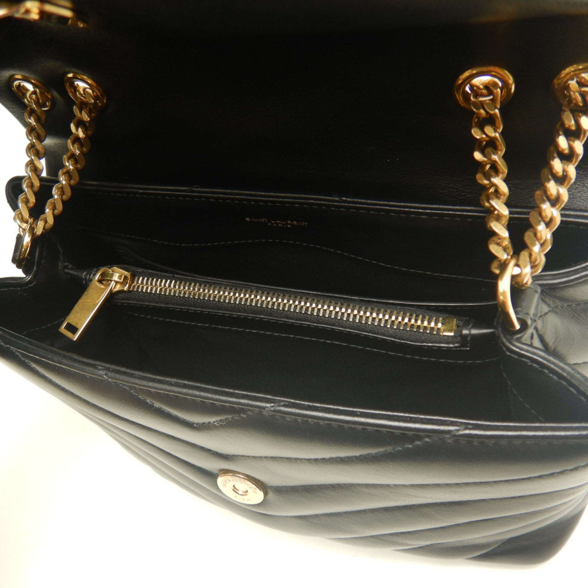 Yves Saint Laurent Black Leather Shoulder Bag (Pre-Owned)