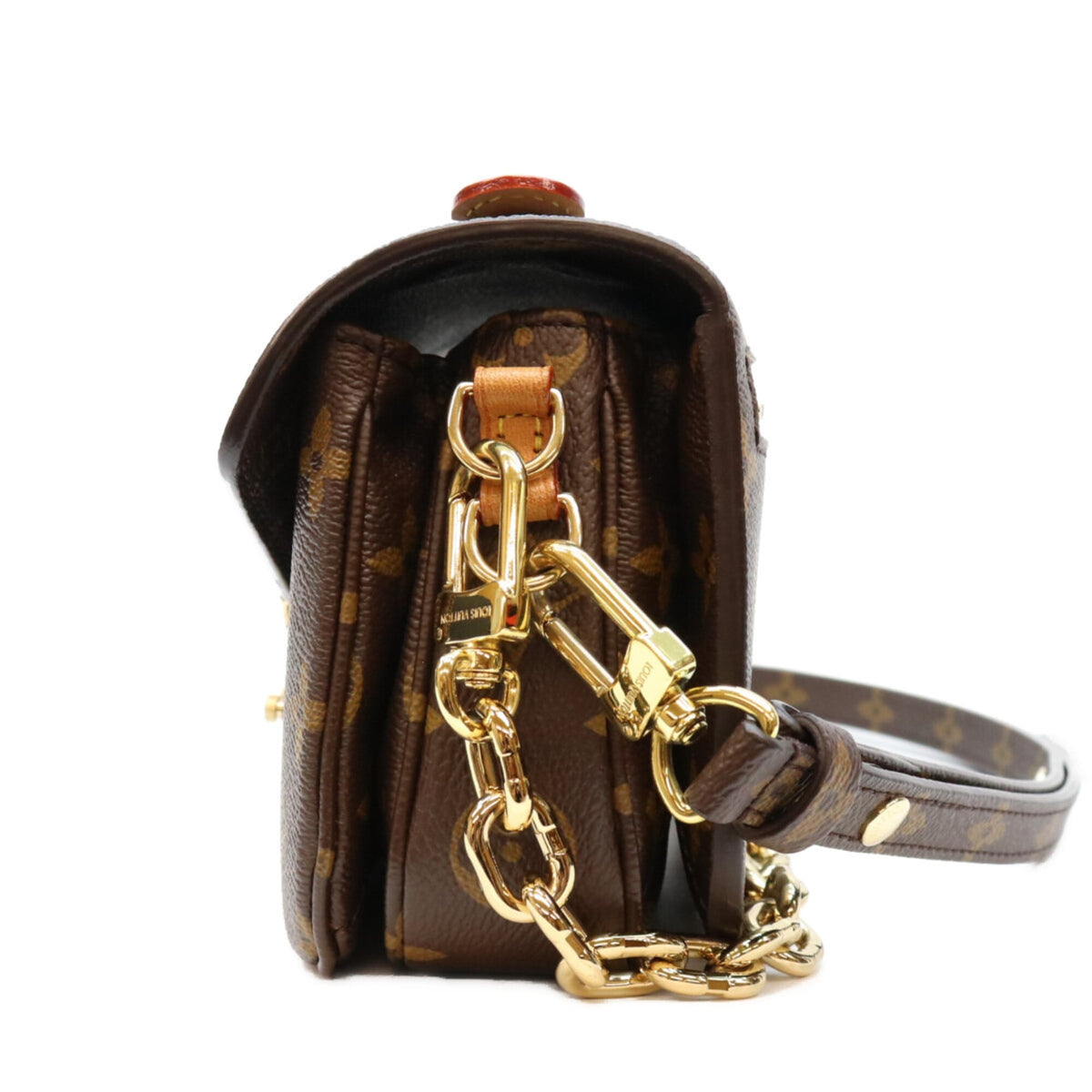 Louis Vuitton Brown Monogram Shoulder Bag (Pre-Owned)