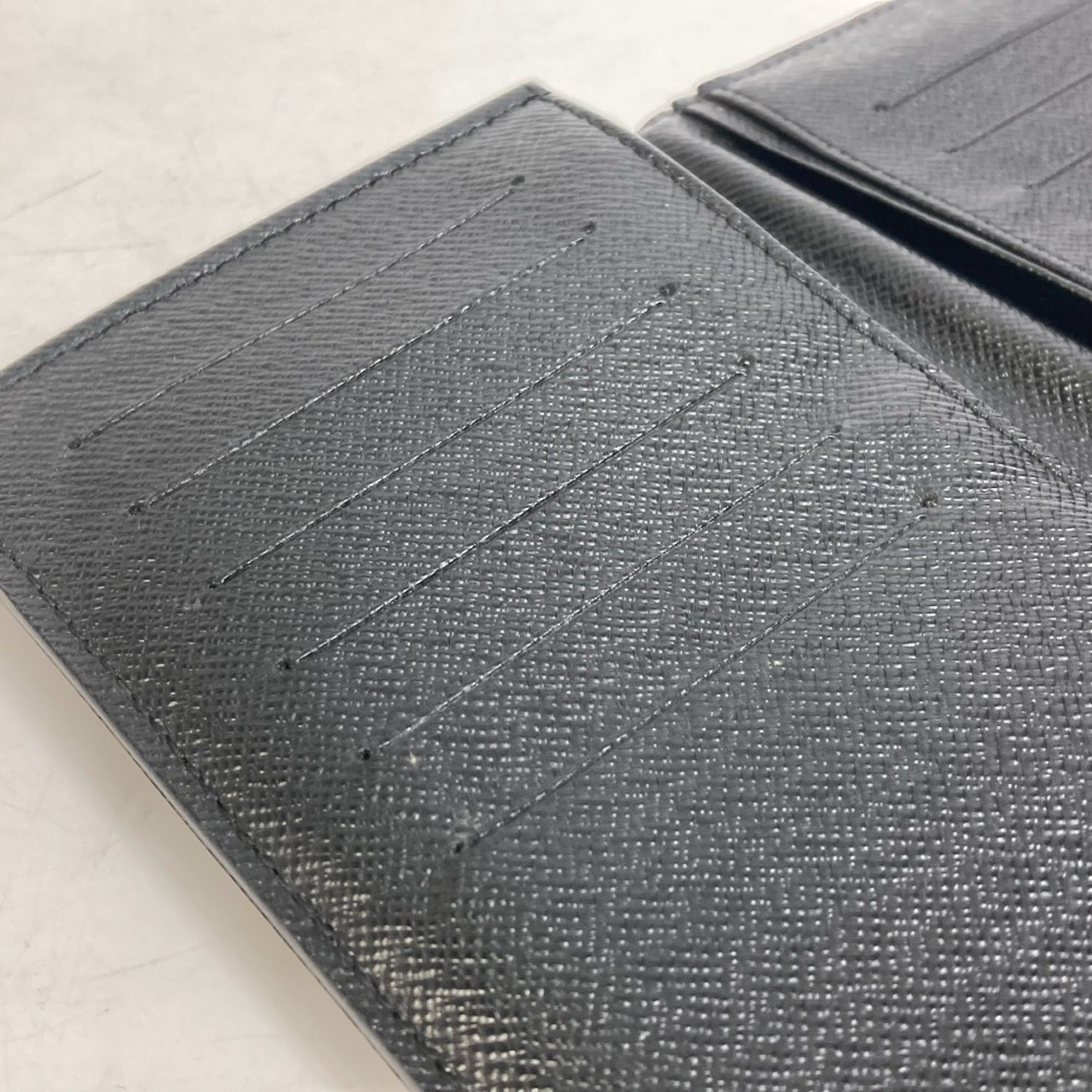 Louis Vuitton Damier Graphite Black Damier Graphite Long Wallet (Bi-Fold) (Pre-Owned)