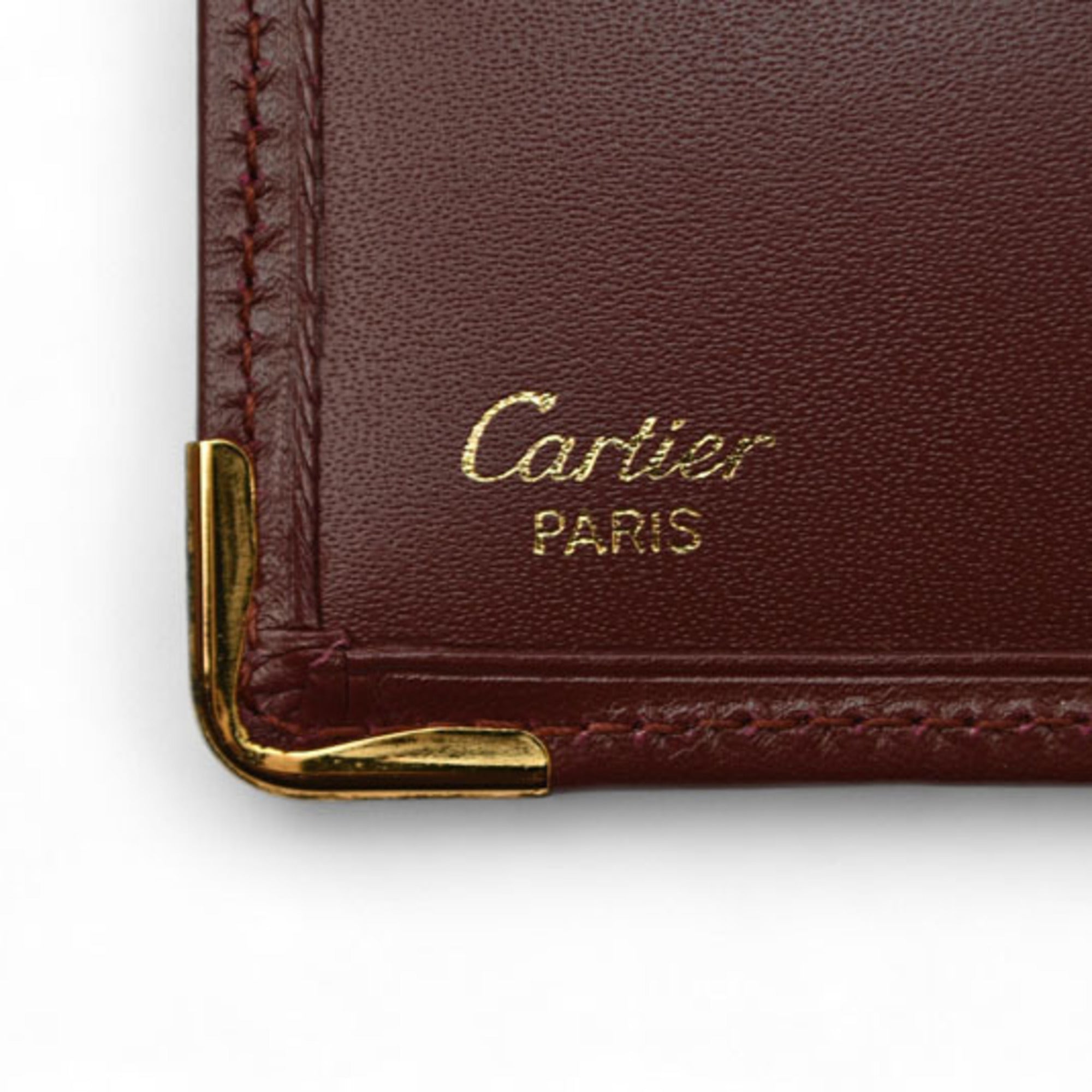 Cartier Must Bordeaux Wallet (Bi-Fold) (Pre-Owned)